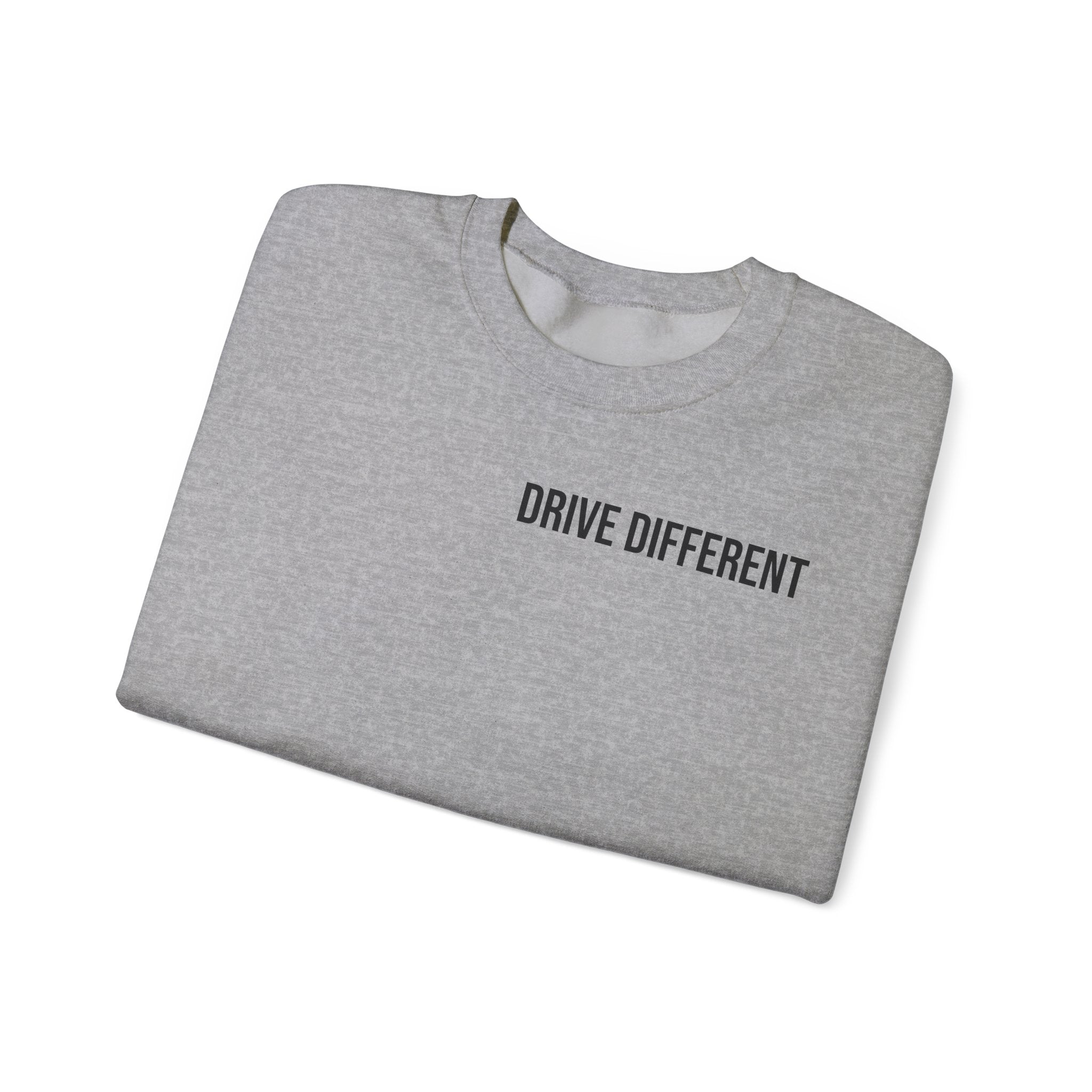 Drive Different Crewneck Sweatshirt — '86 Drift Cars Graphic Pullover