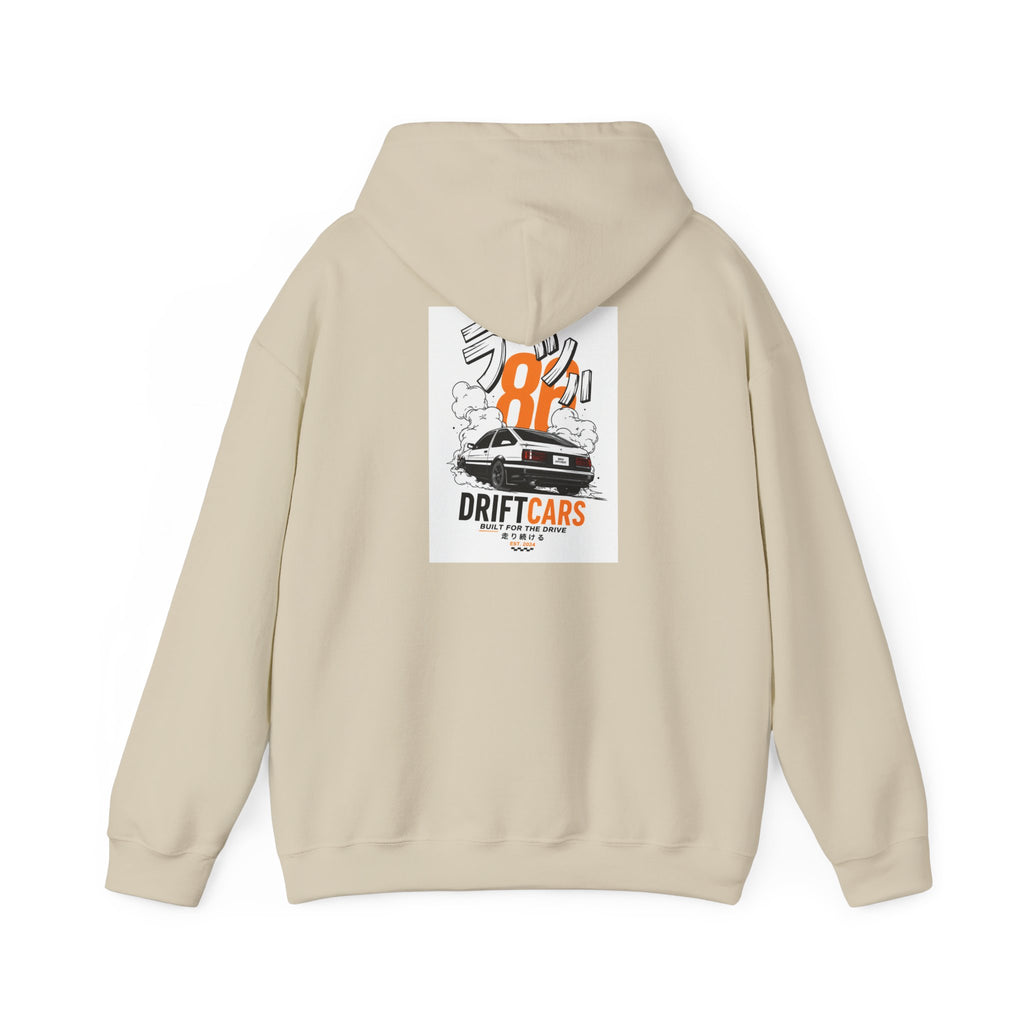 Drive Different Hoodie — 'Drift Cars' Vintage Racing Graphic Pullover