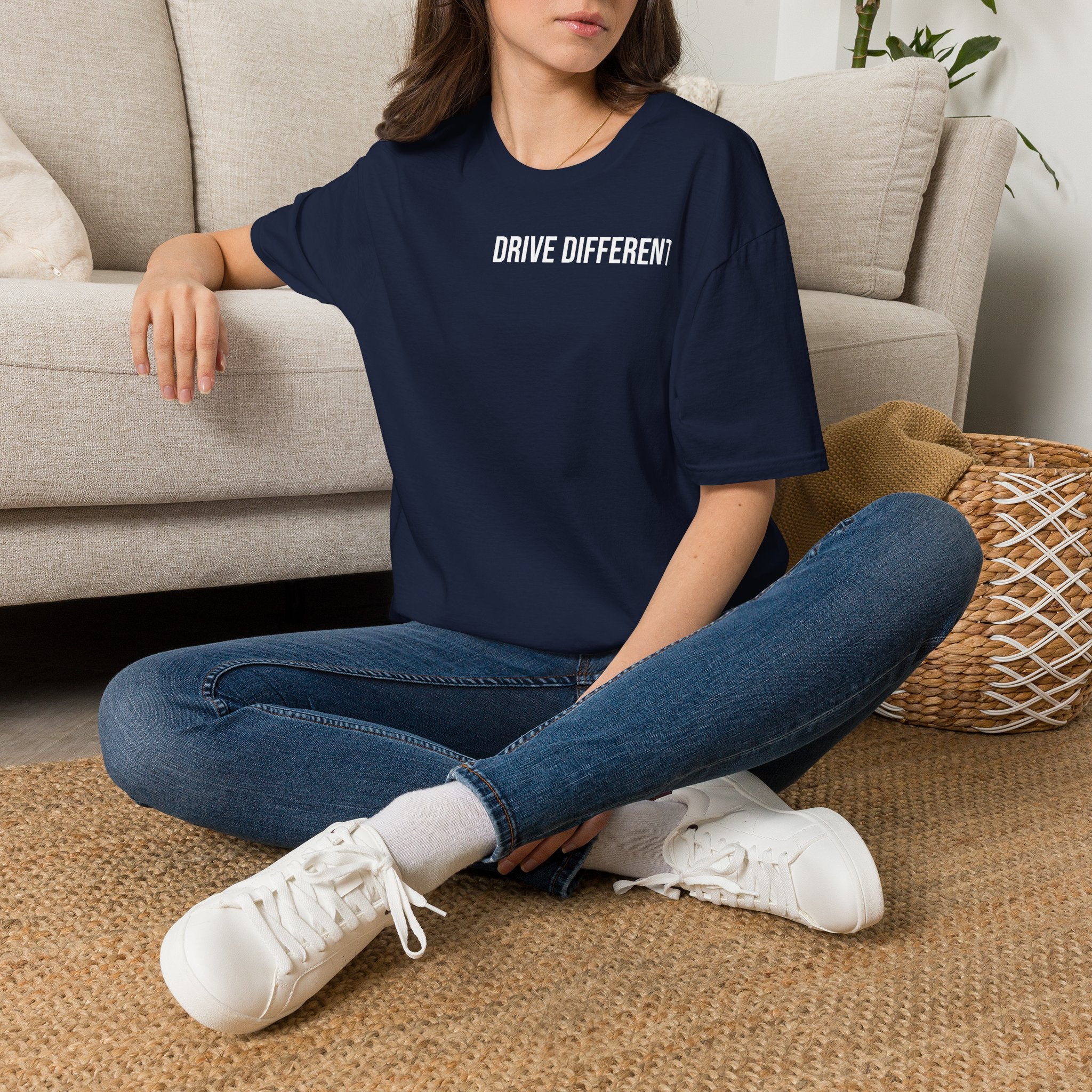 Drive Different T-Shirt — Minimalist Motivational Graphic Tee