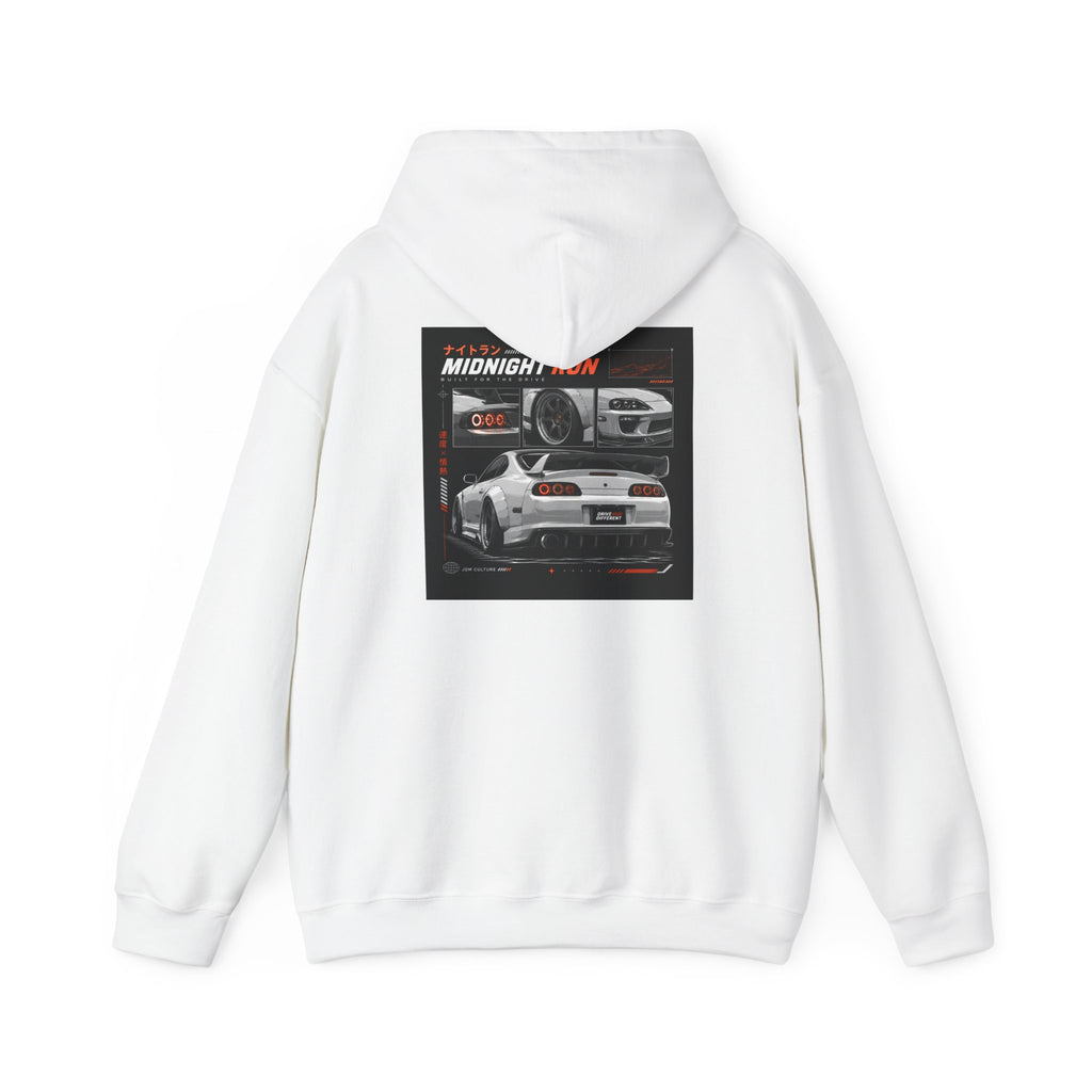 Hoodie — "Drive Different" Racing Graphic Hooded Sweatshirt