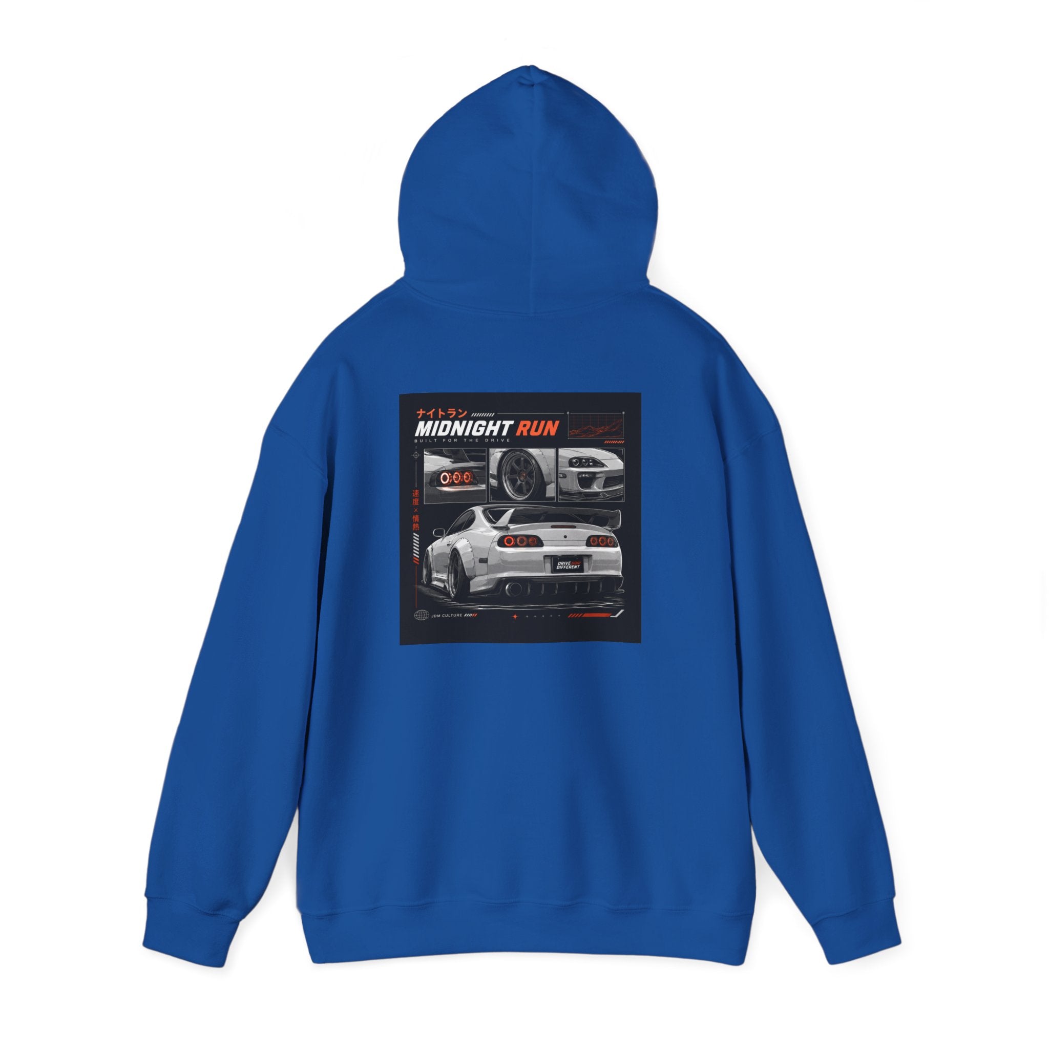 Hoodie — "Drive Different" Racing Graphic Hooded Sweatshirt