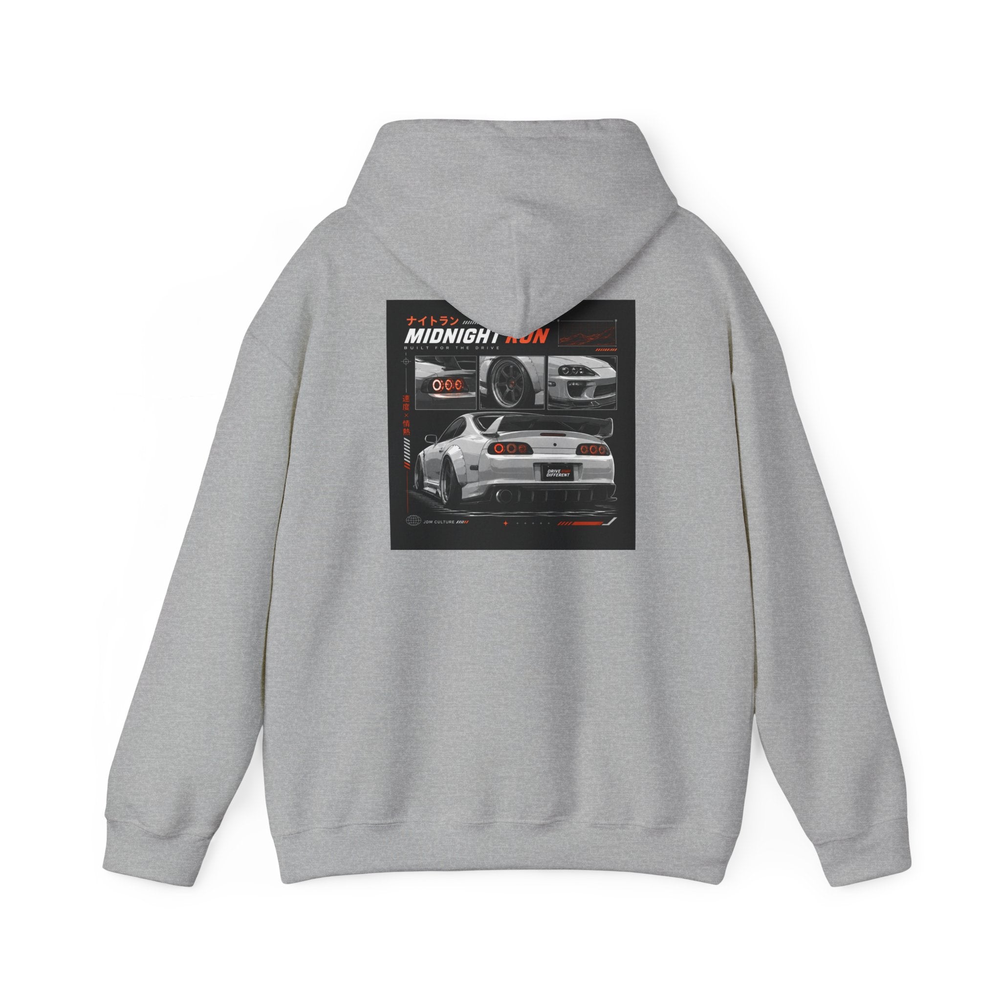 Hoodie — "Drive Different" Racing Graphic Hooded Sweatshirt