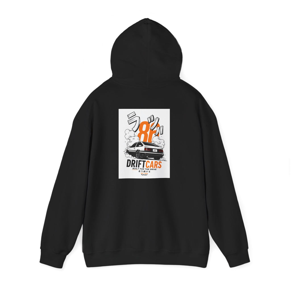 Drive Different Hoodie — 'Drift Cars' Vintage Racing Graphic Pullover
