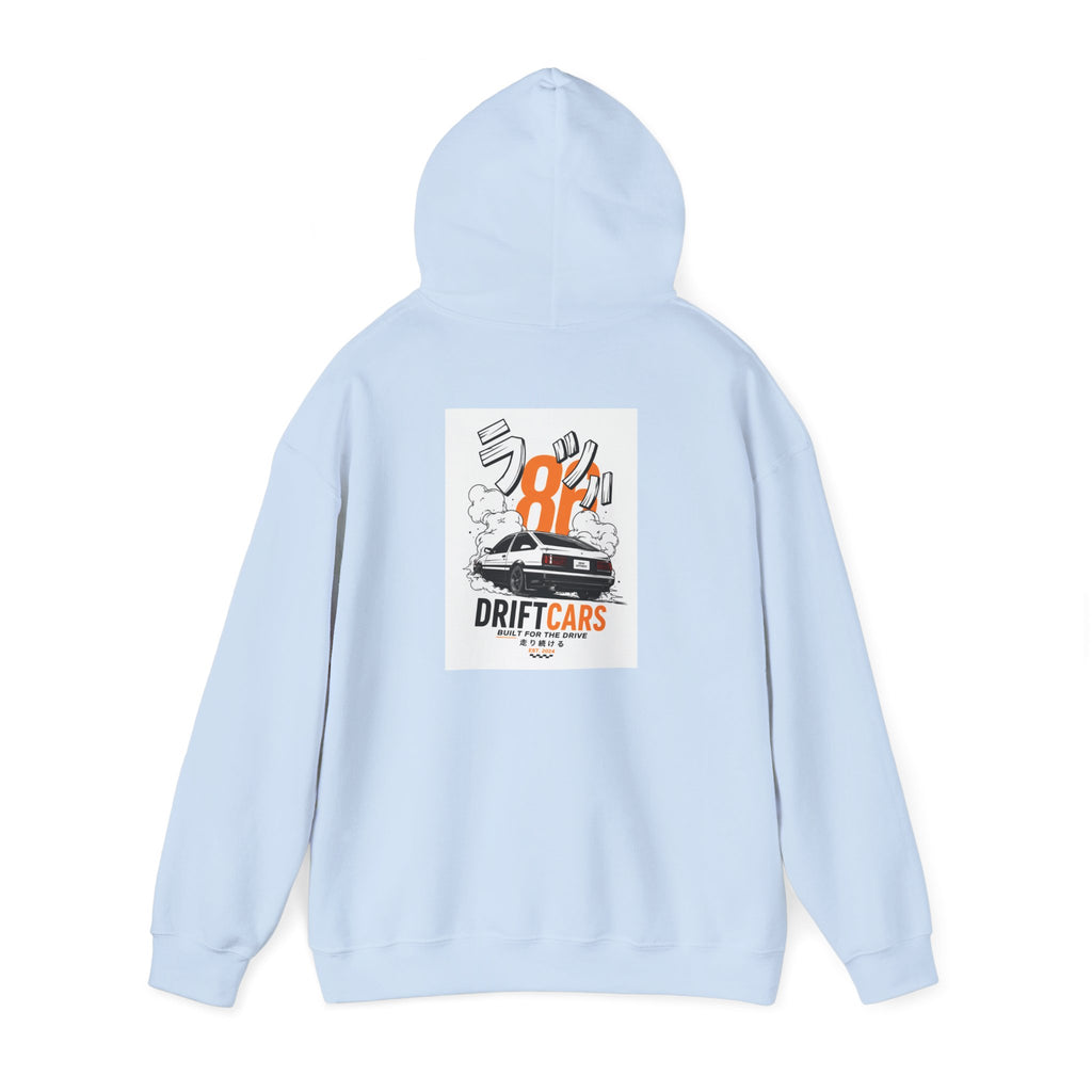Drive Different Hoodie — 'Drift Cars' Vintage Racing Graphic Pullover