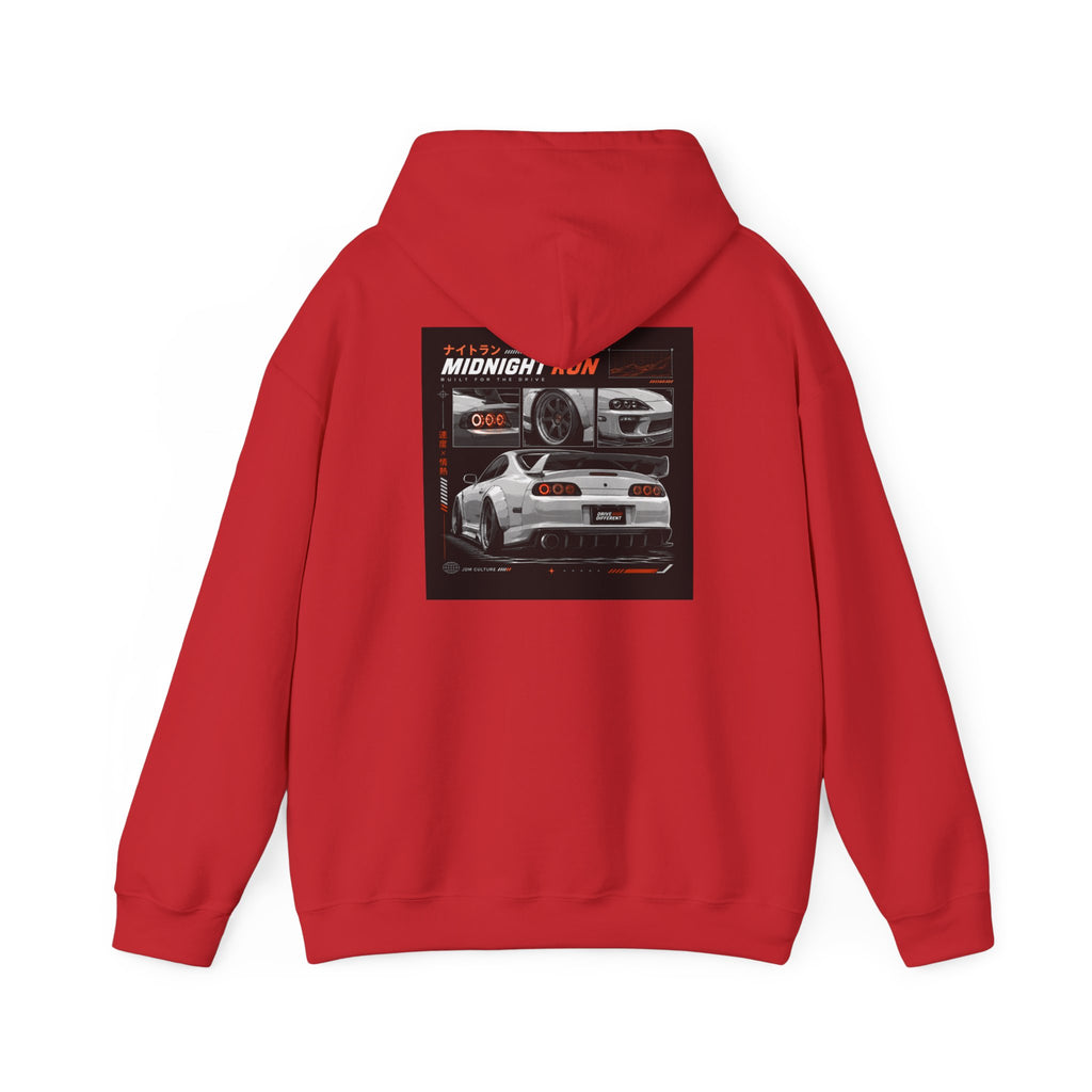 Hoodie — "Drive Different" Racing Graphic Hooded Sweatshirt