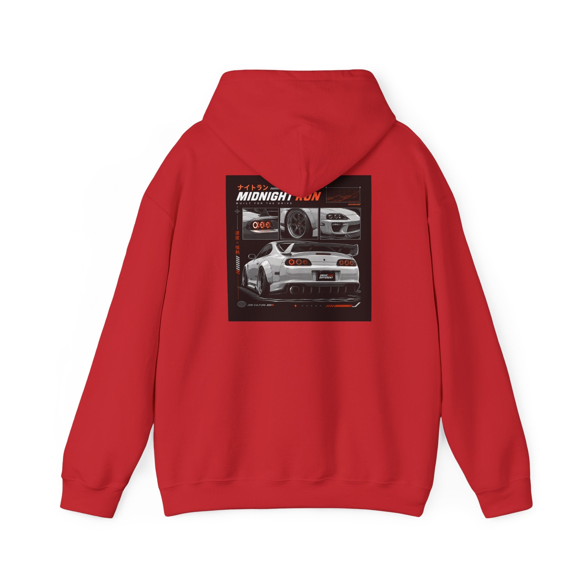 Hoodie — "Drive Different" Racing Graphic Hooded Sweatshirt