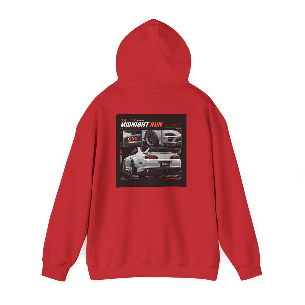 Hoodie — "Drive Different" Racing Graphic Hooded Sweatshirt