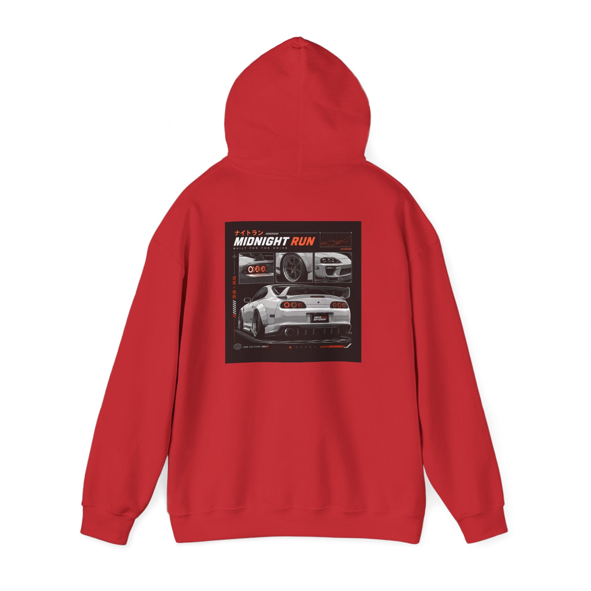 Hoodie — "Drive Different" Racing Graphic Hooded Sweatshirt