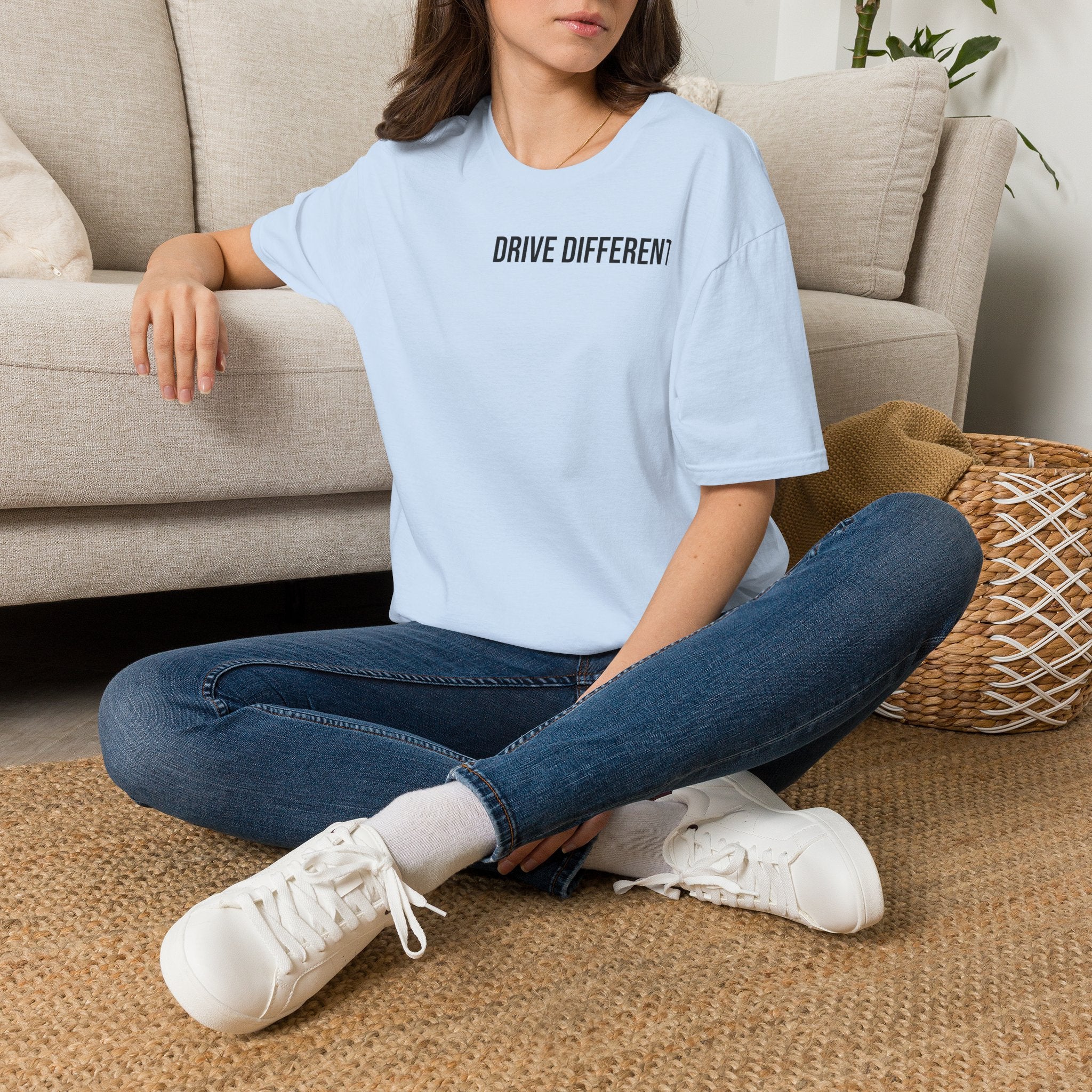 Drive Different T-Shirt — Minimalist Motivational Graphic Tee