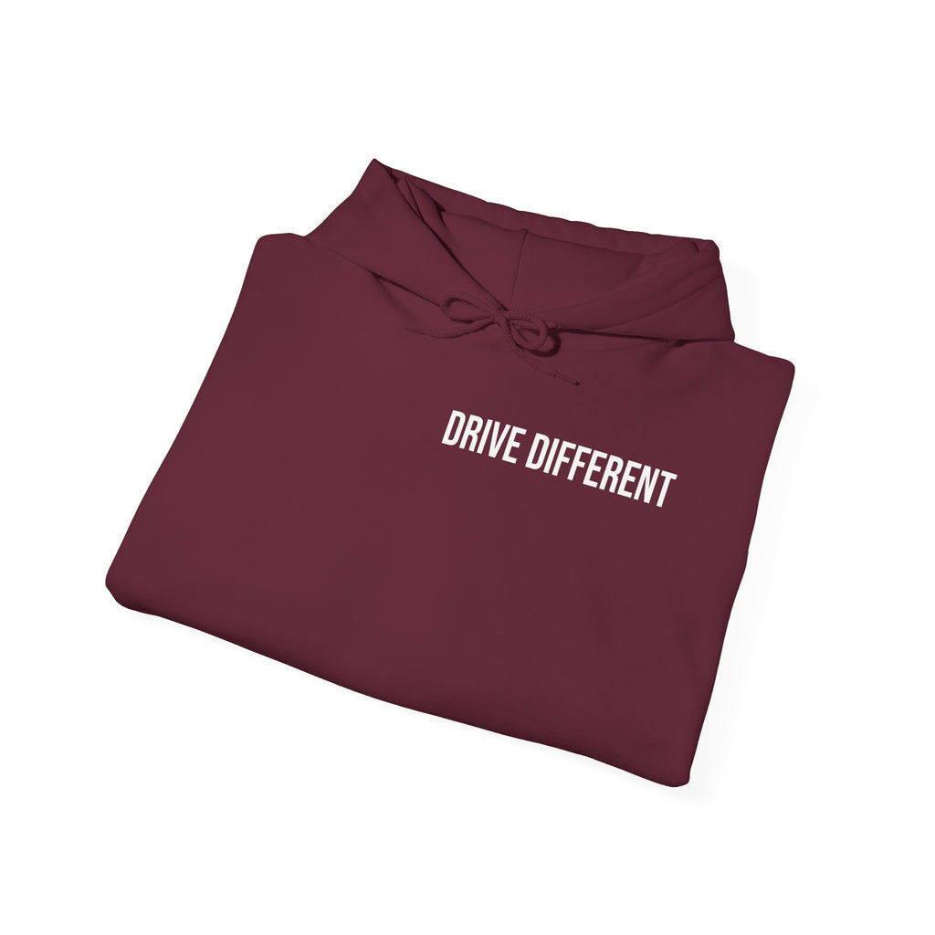 Hoodie — "Drive Different" Racing Graphic Hooded Sweatshirt