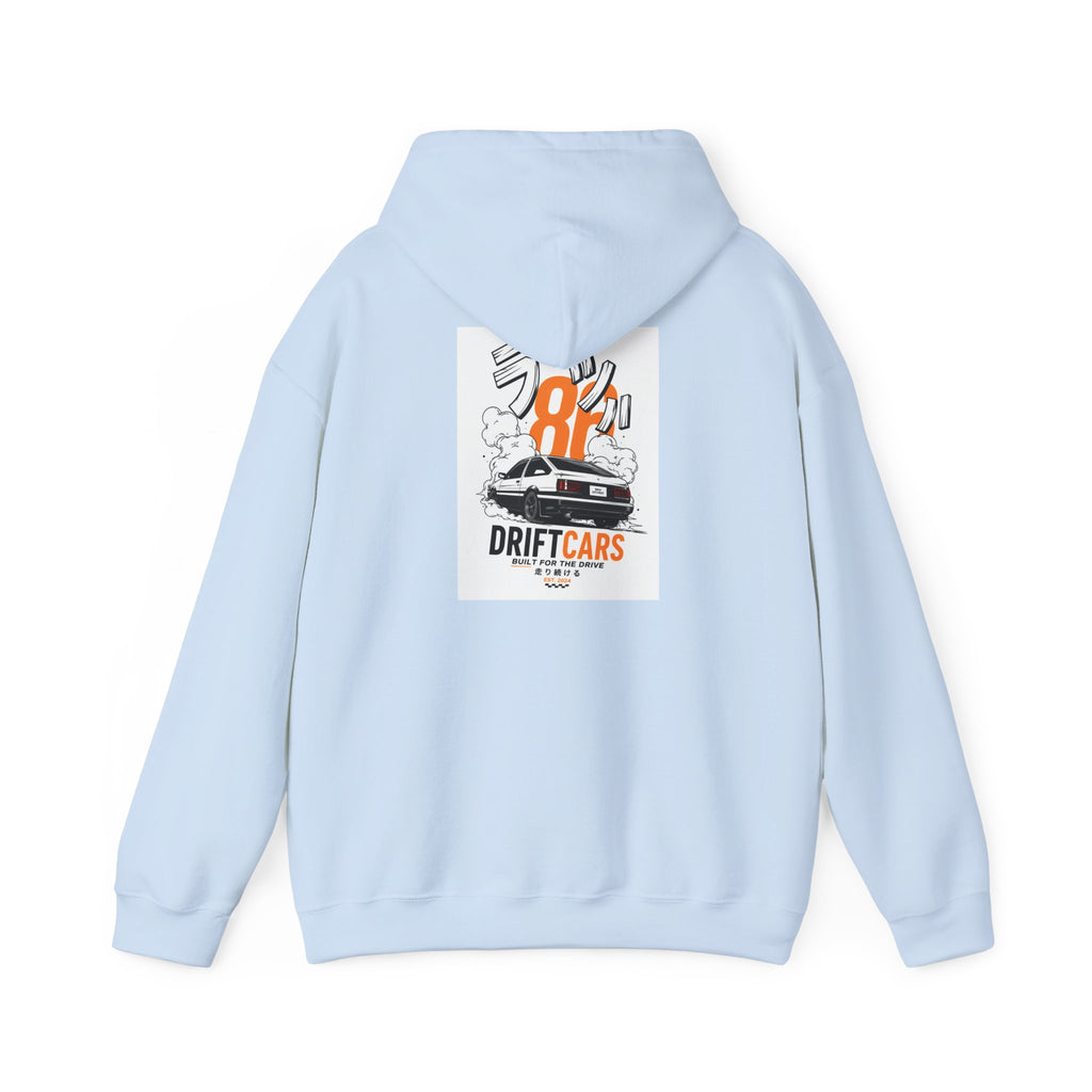 Drive Different Hoodie — 'Drift Cars' Vintage Racing Graphic Pullover