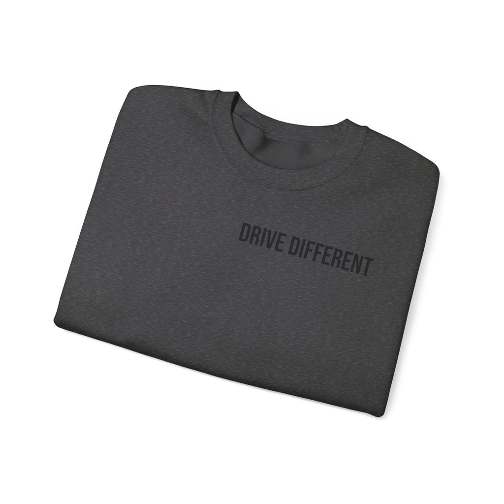 Drive Different Crewneck Sweatshirt — '86 Drift Cars Graphic Pullover