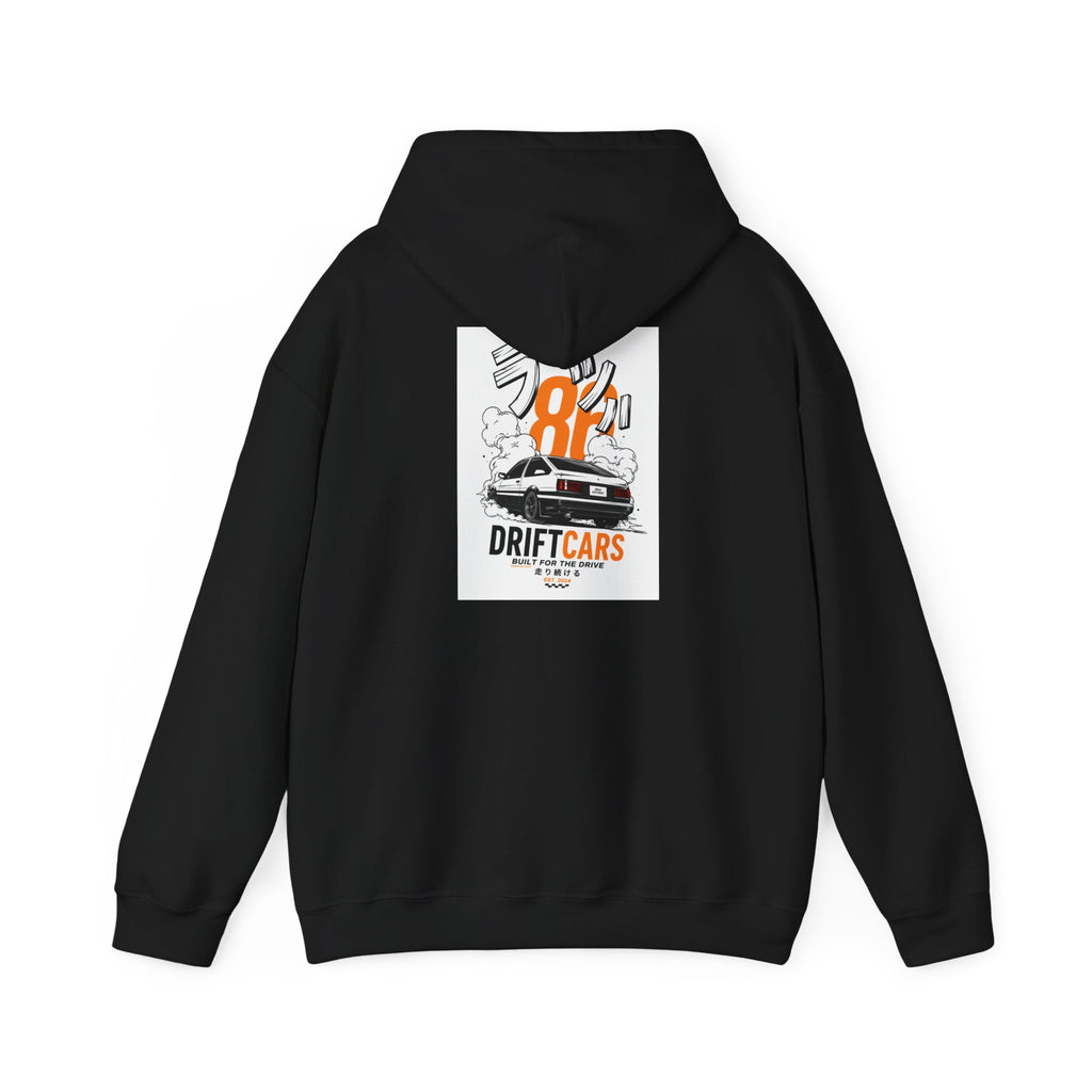 Drive Different Hoodie — 'Drift Cars' Vintage Racing Graphic Pullover