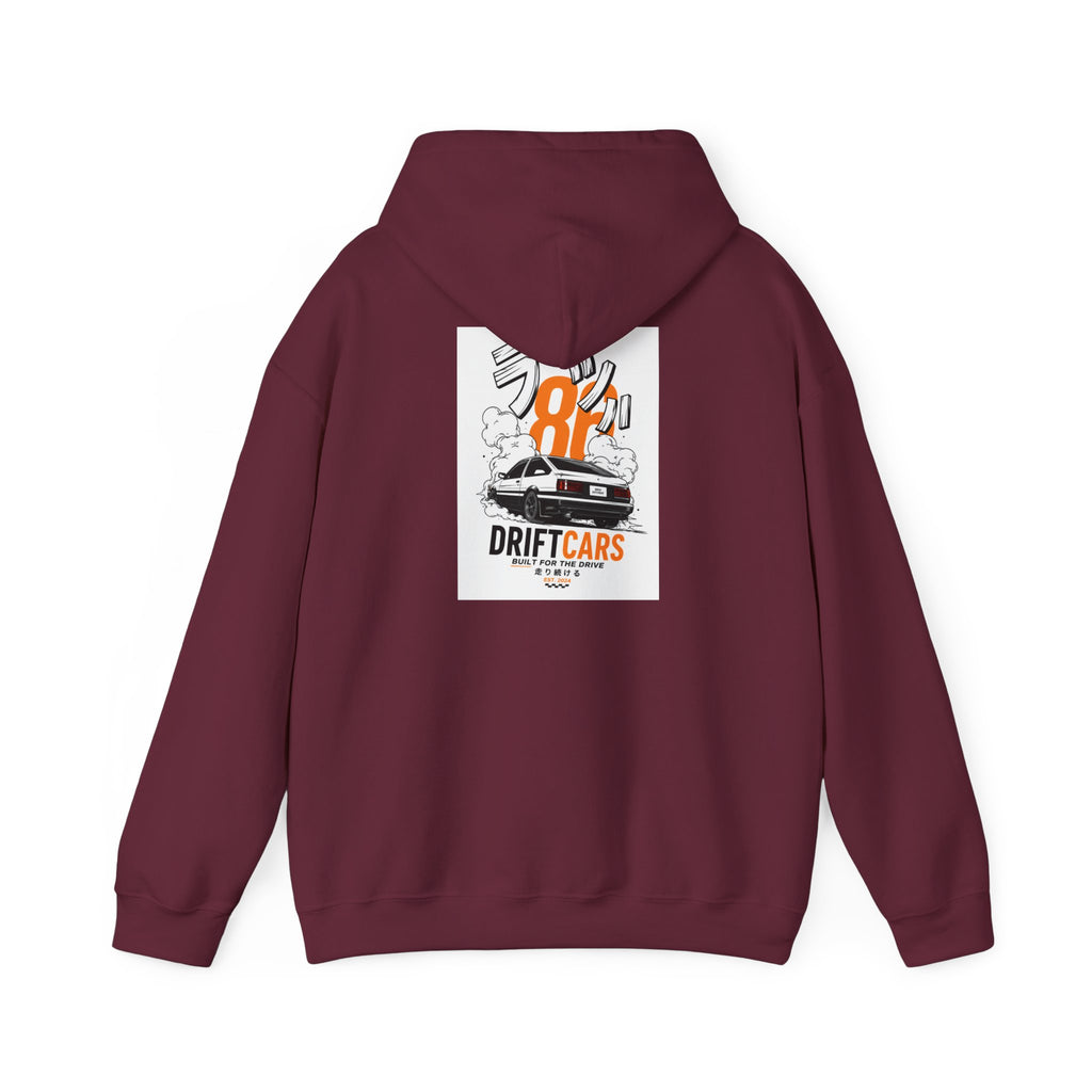 Drive Different Hoodie — 'Drift Cars' Vintage Racing Graphic Pullover