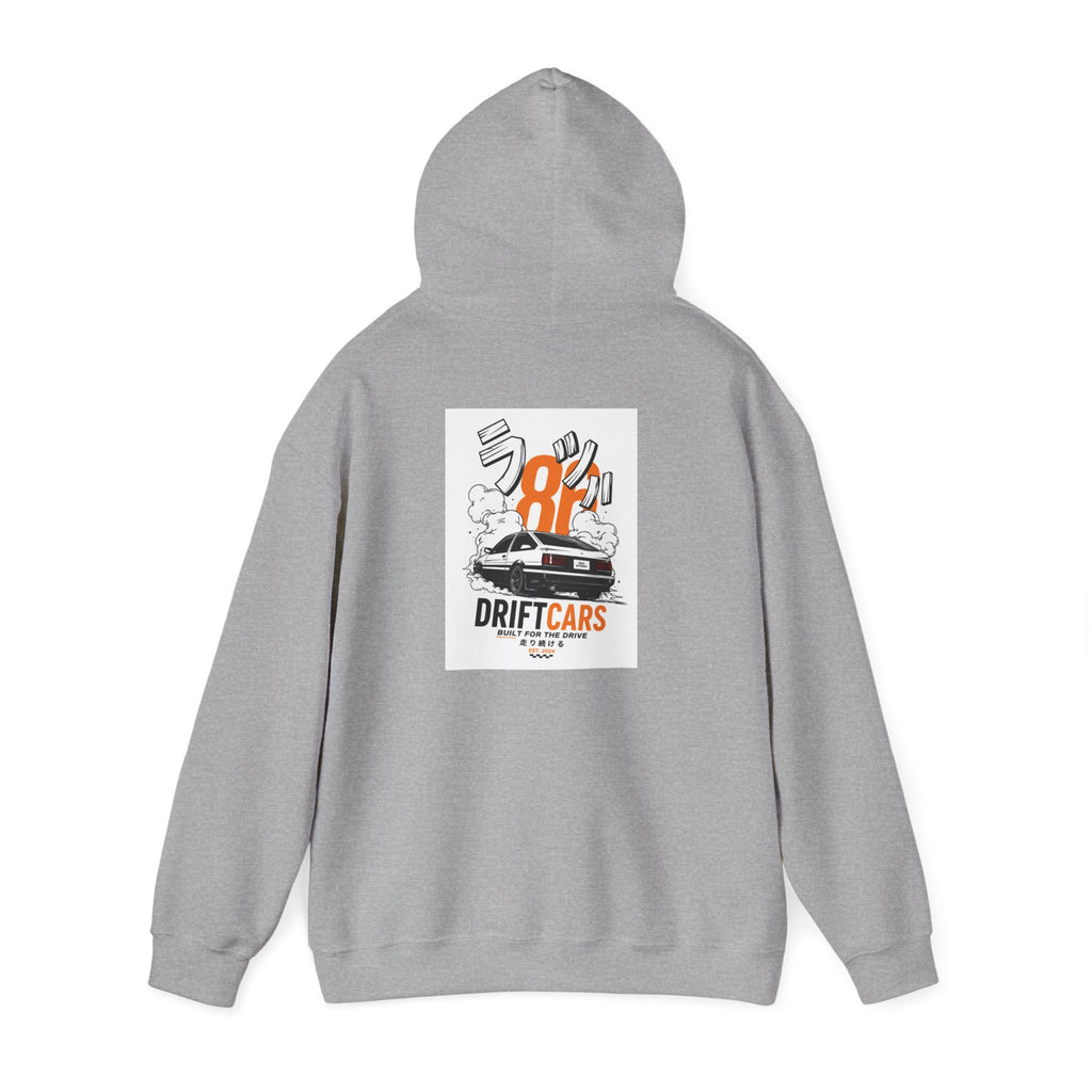 Drive Different Hoodie — 'Drift Cars' Vintage Racing Graphic Pullover