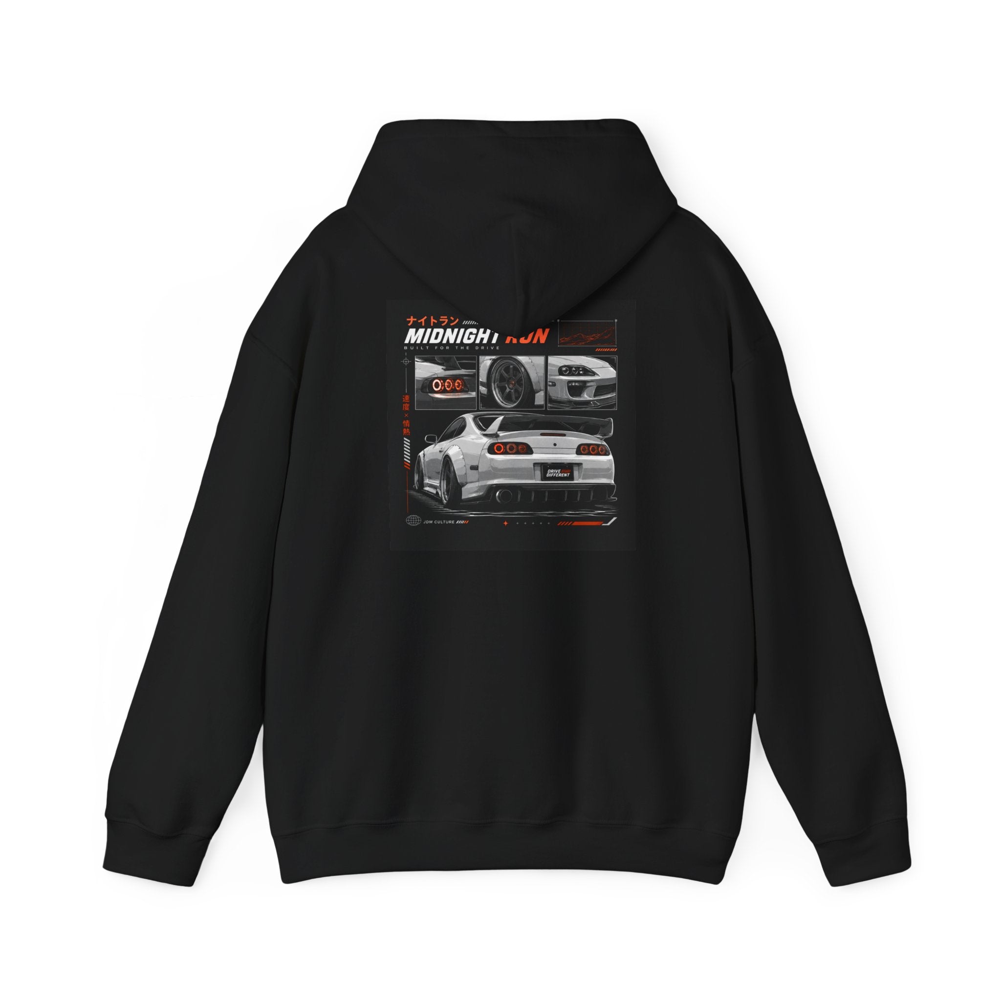 Hoodie — "Drive Different" Racing Graphic Hooded Sweatshirt