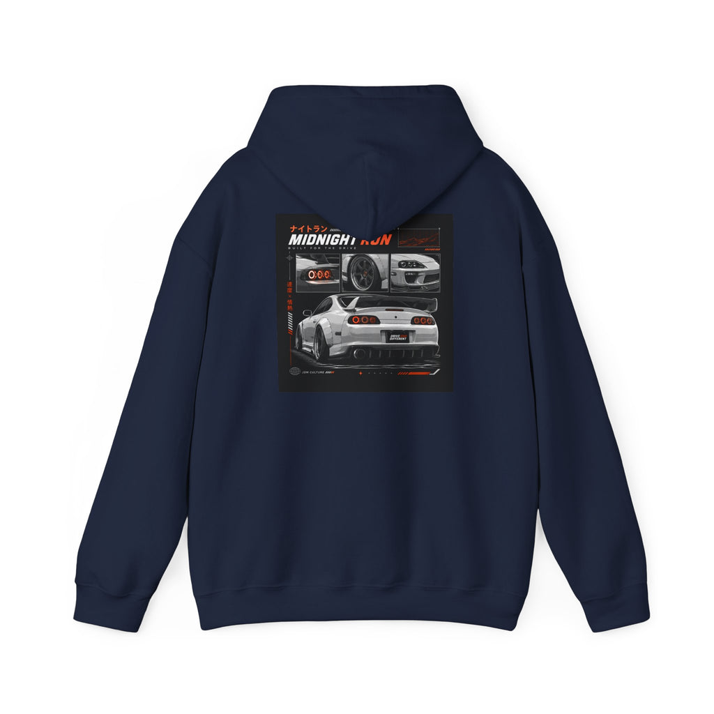 Hoodie — "Drive Different" Racing Graphic Hooded Sweatshirt