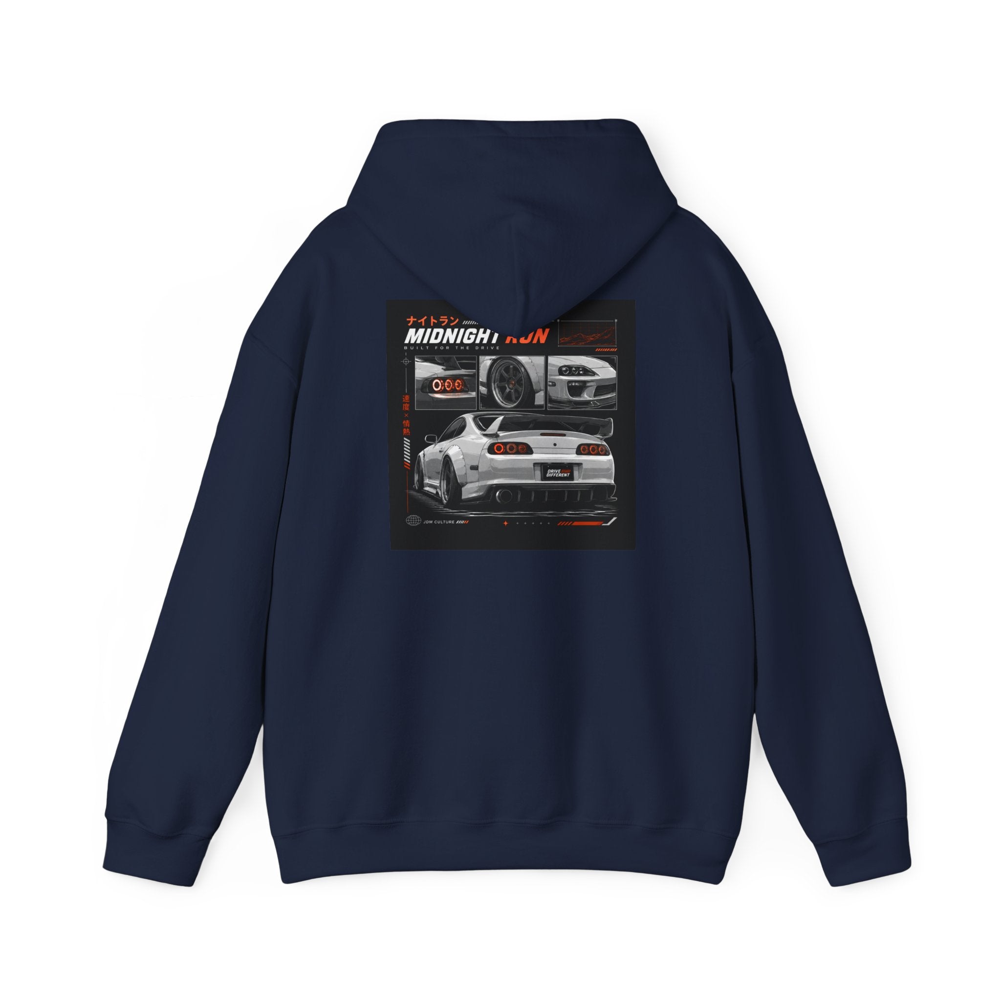 Hoodie — "Drive Different" Racing Graphic Hooded Sweatshirt