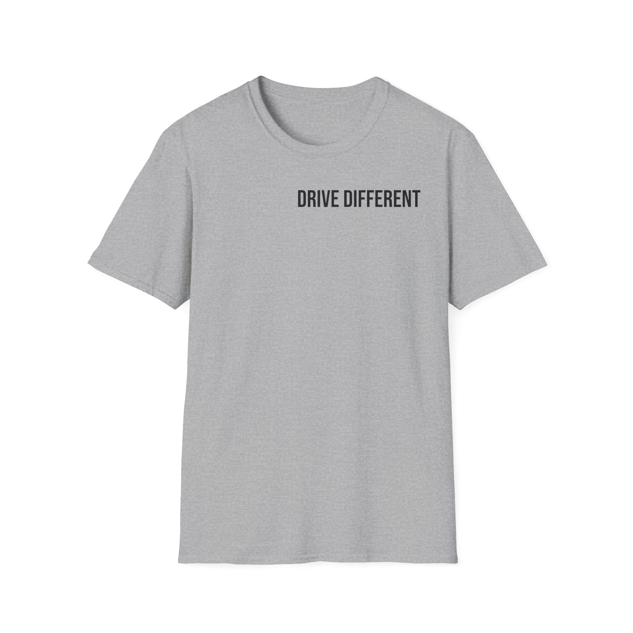Drive Different T-Shirt — Minimalist Motivational Graphic Tee