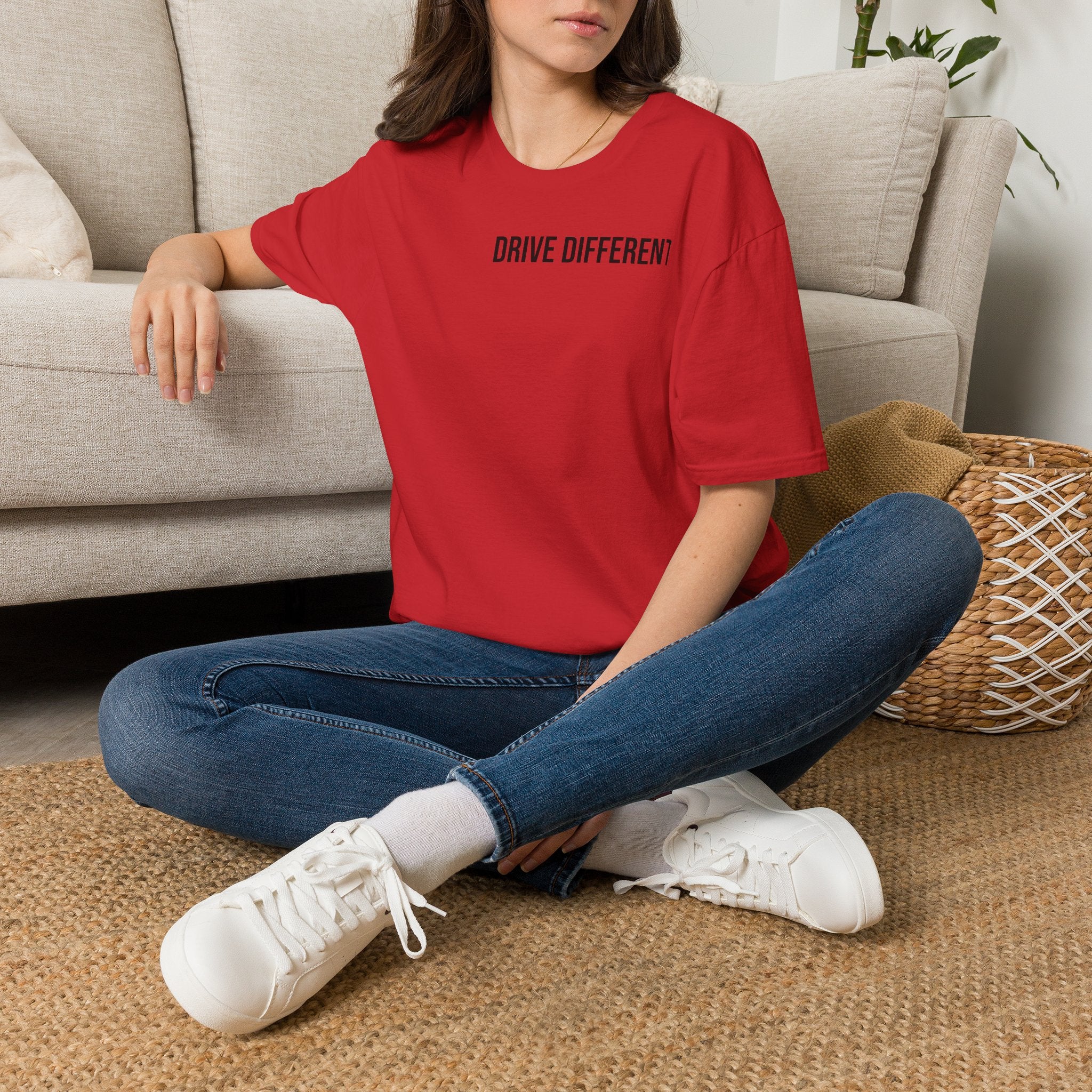 Drive Different T-Shirt — Minimalist Motivational Graphic Tee