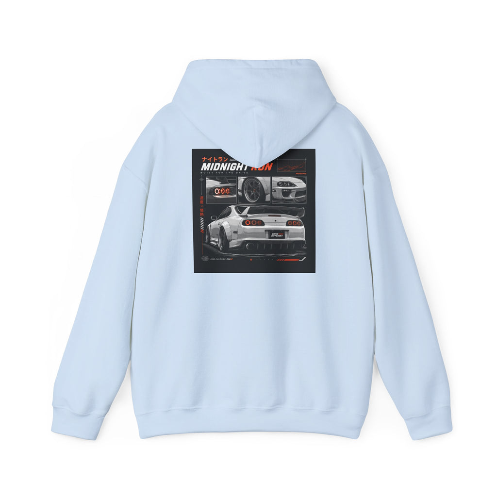 Hoodie — "Drive Different" Racing Graphic Hooded Sweatshirt