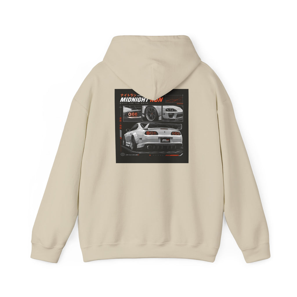 Hoodie — "Drive Different" Racing Graphic Hooded Sweatshirt