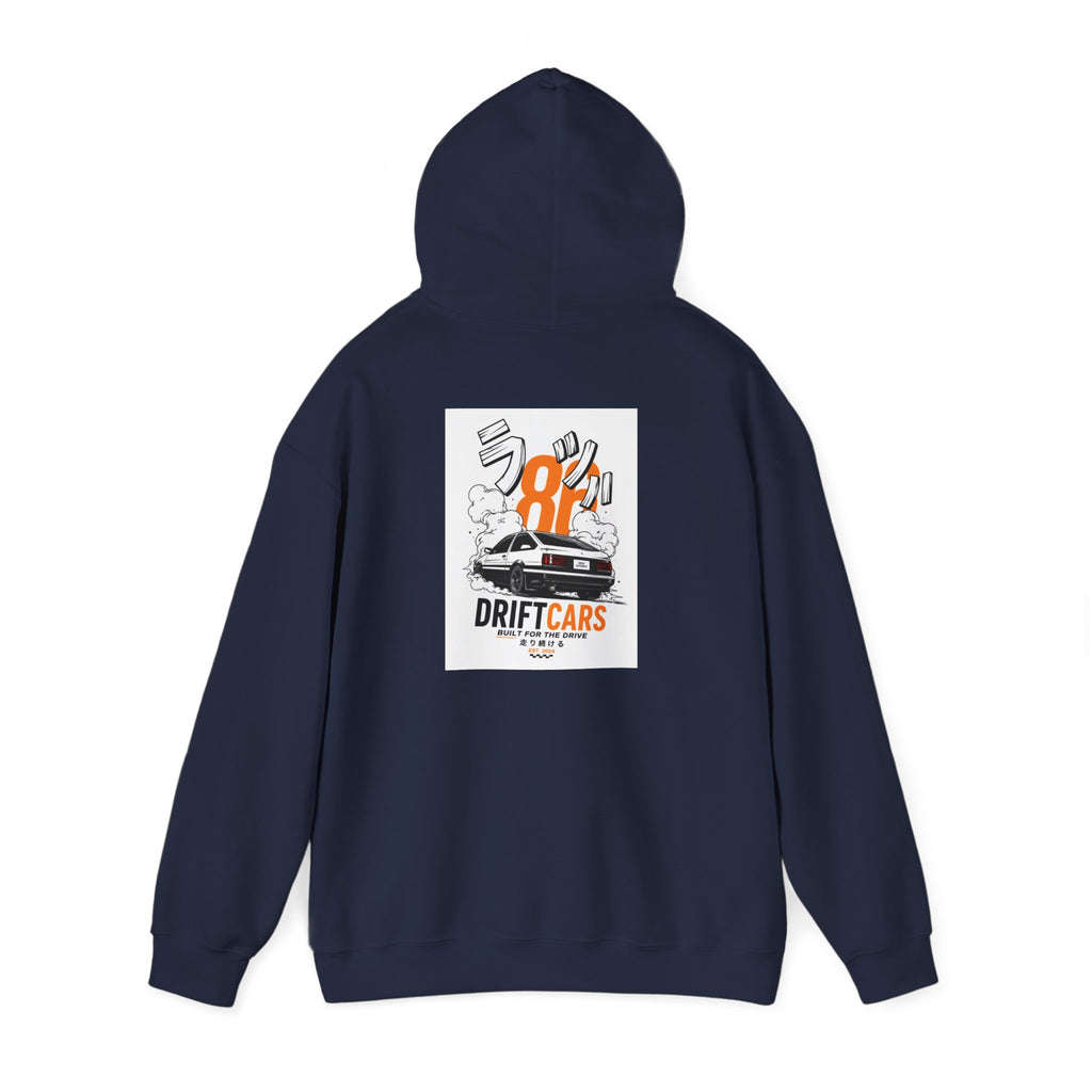 Drive Different Hoodie — 'Drift Cars' Vintage Racing Graphic Pullover