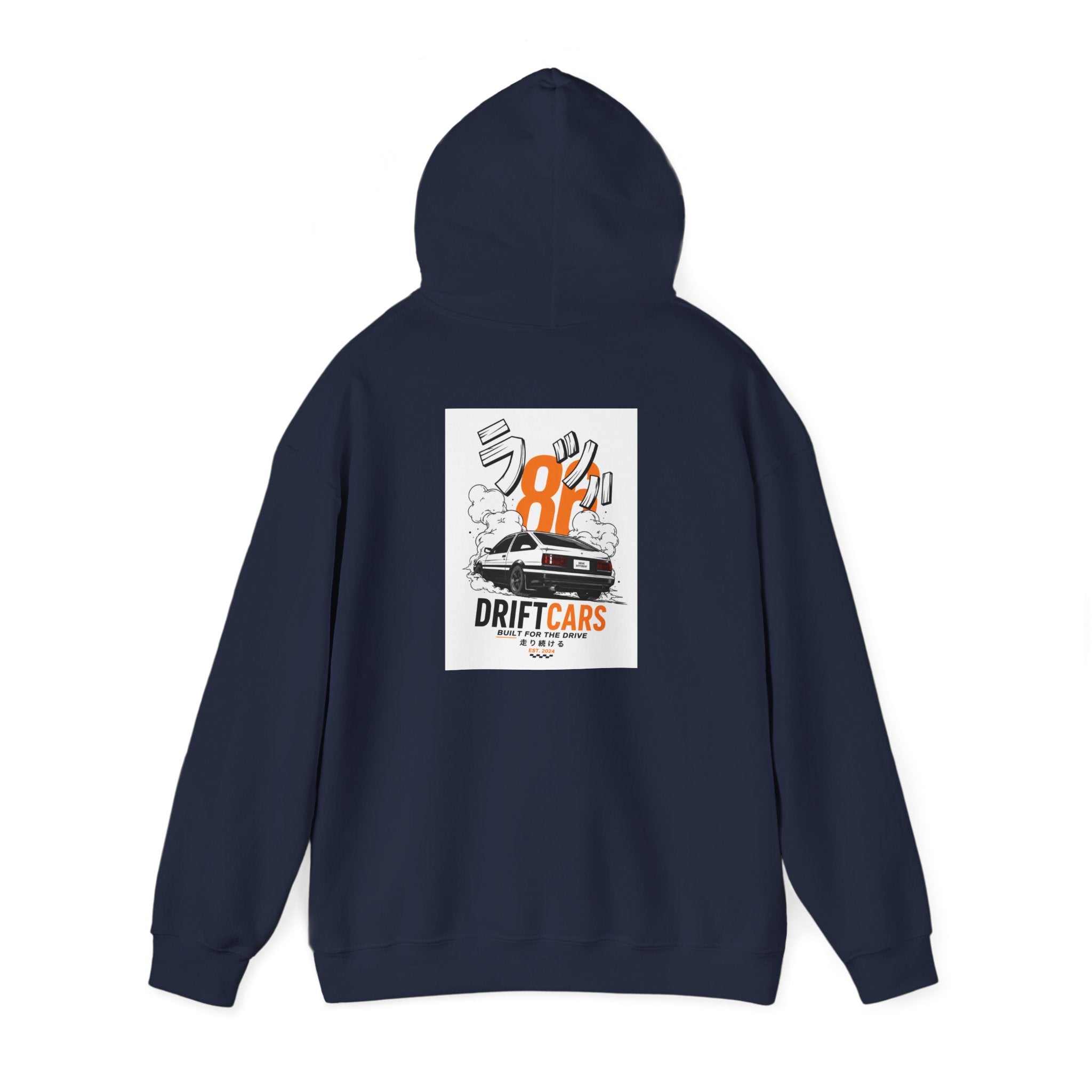 Drive Different Hoodie — 'Drift Cars' Vintage Racing Graphic Pullover
