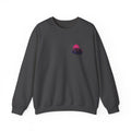 Crewneck Sweatshirt — Retro Vaporwave Car Sunset Graphic