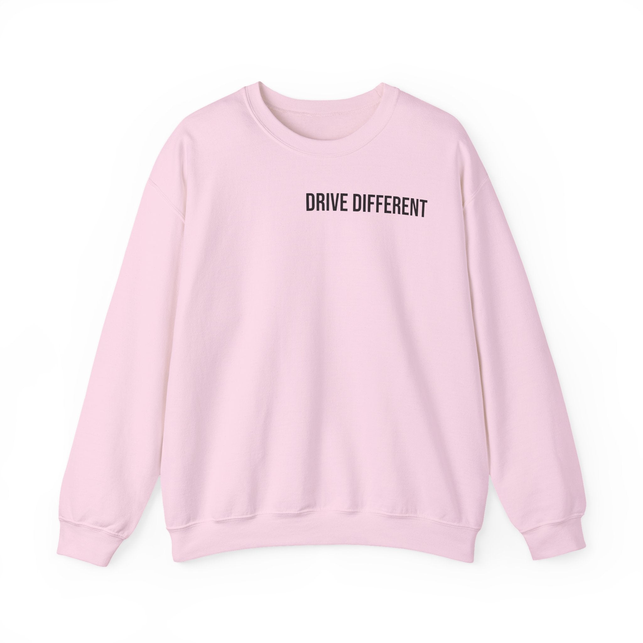 Drive Different Crewneck Sweatshirt — Japanese Street Racing Photo Graphic