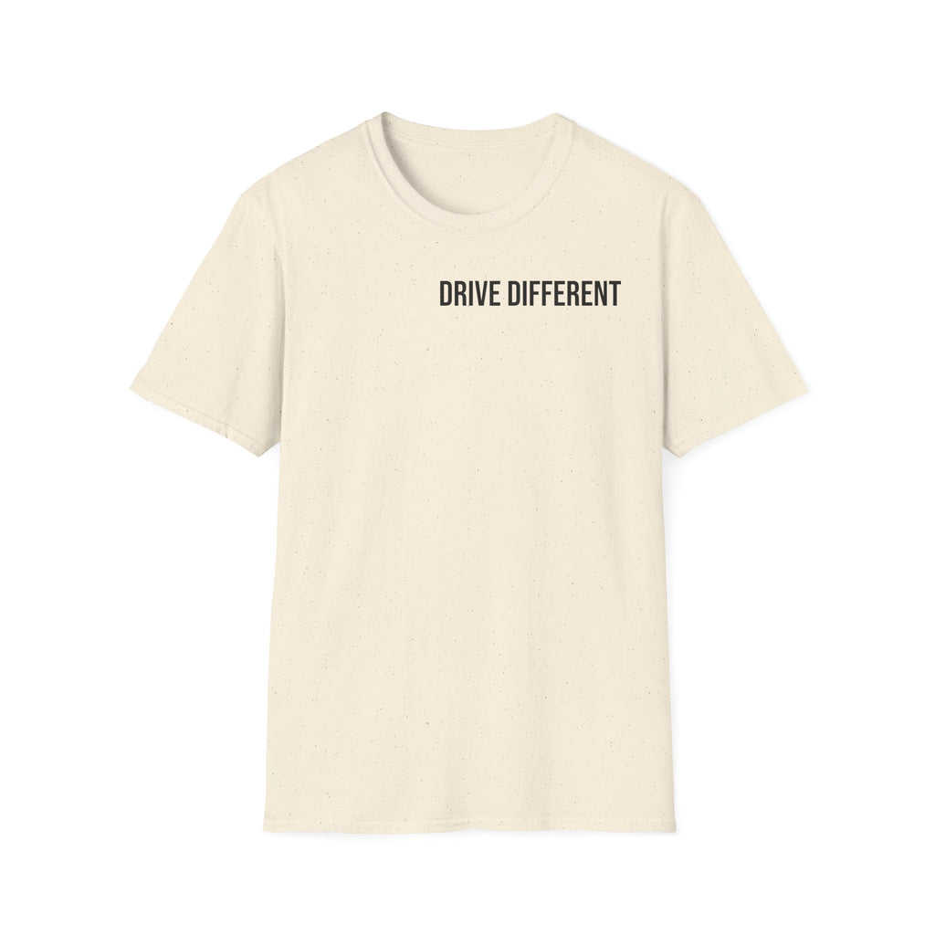 Drive Different T-Shirt — Minimalist Motivational Graphic Tee