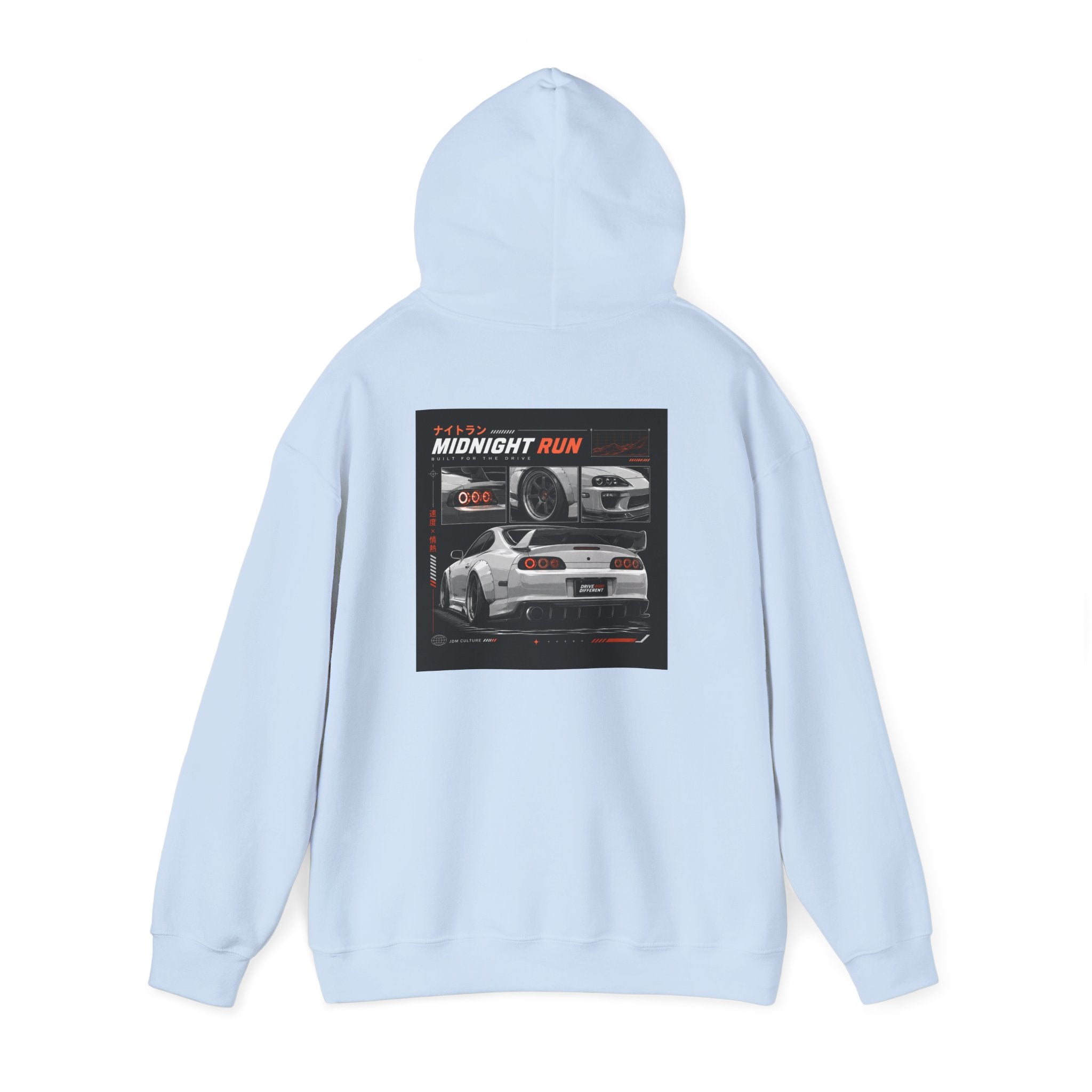 Hoodie — "Drive Different" Racing Graphic Hooded Sweatshirt