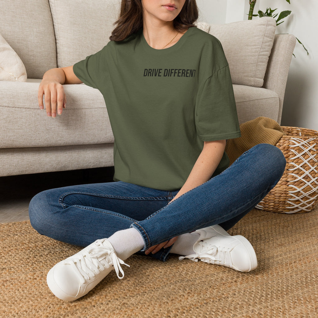 Drive Different T-Shirt — Minimalist Motivational Graphic Tee