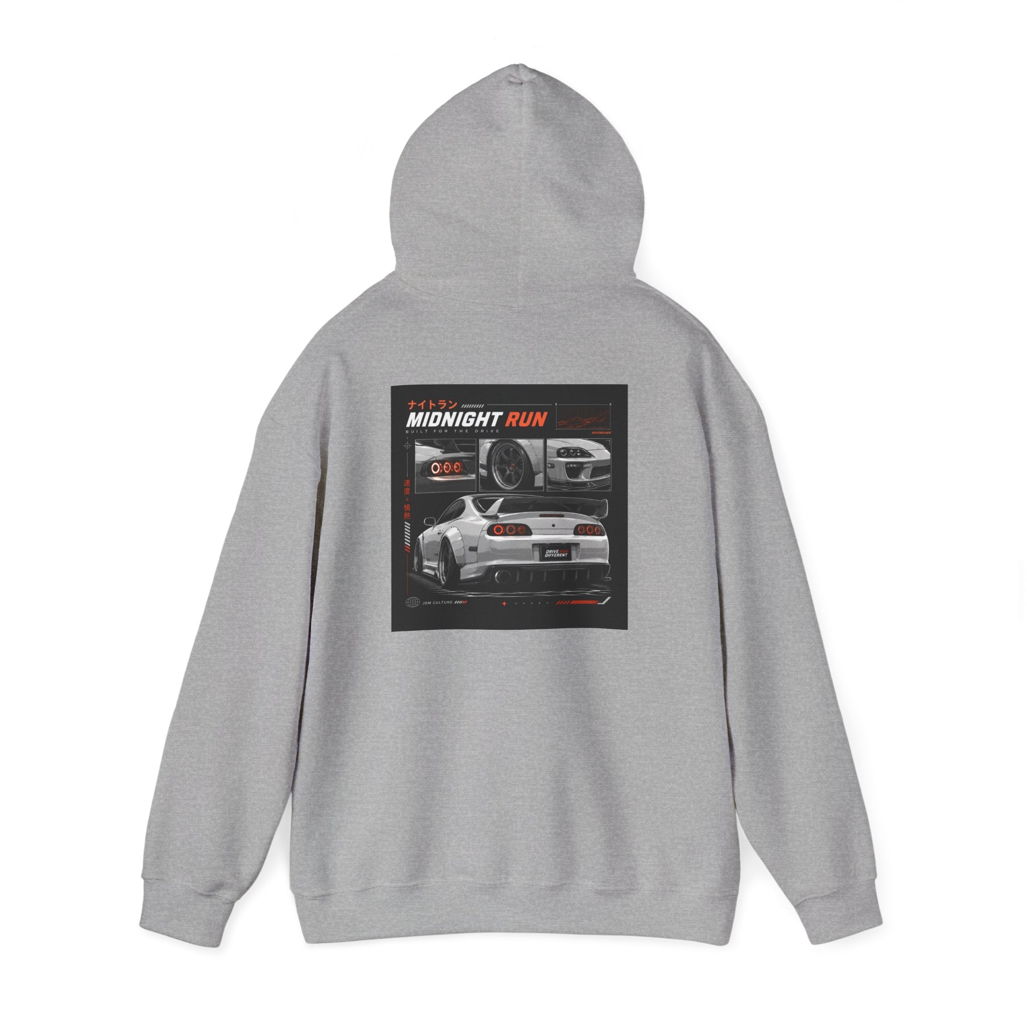 Hoodie — "Drive Different" Racing Graphic Hooded Sweatshirt