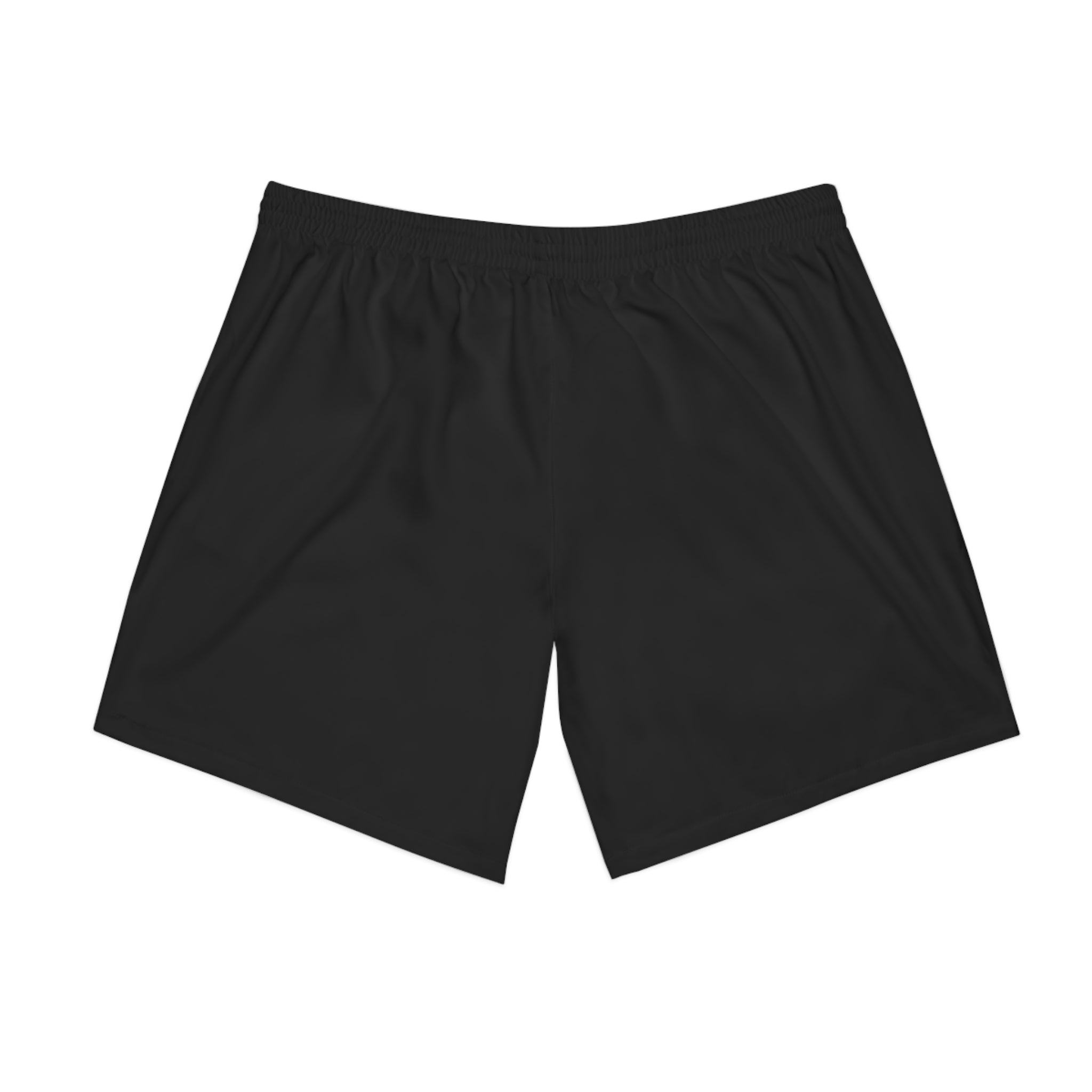 Men's Beach Shorts — Retro Neon Sunset Car Graphic