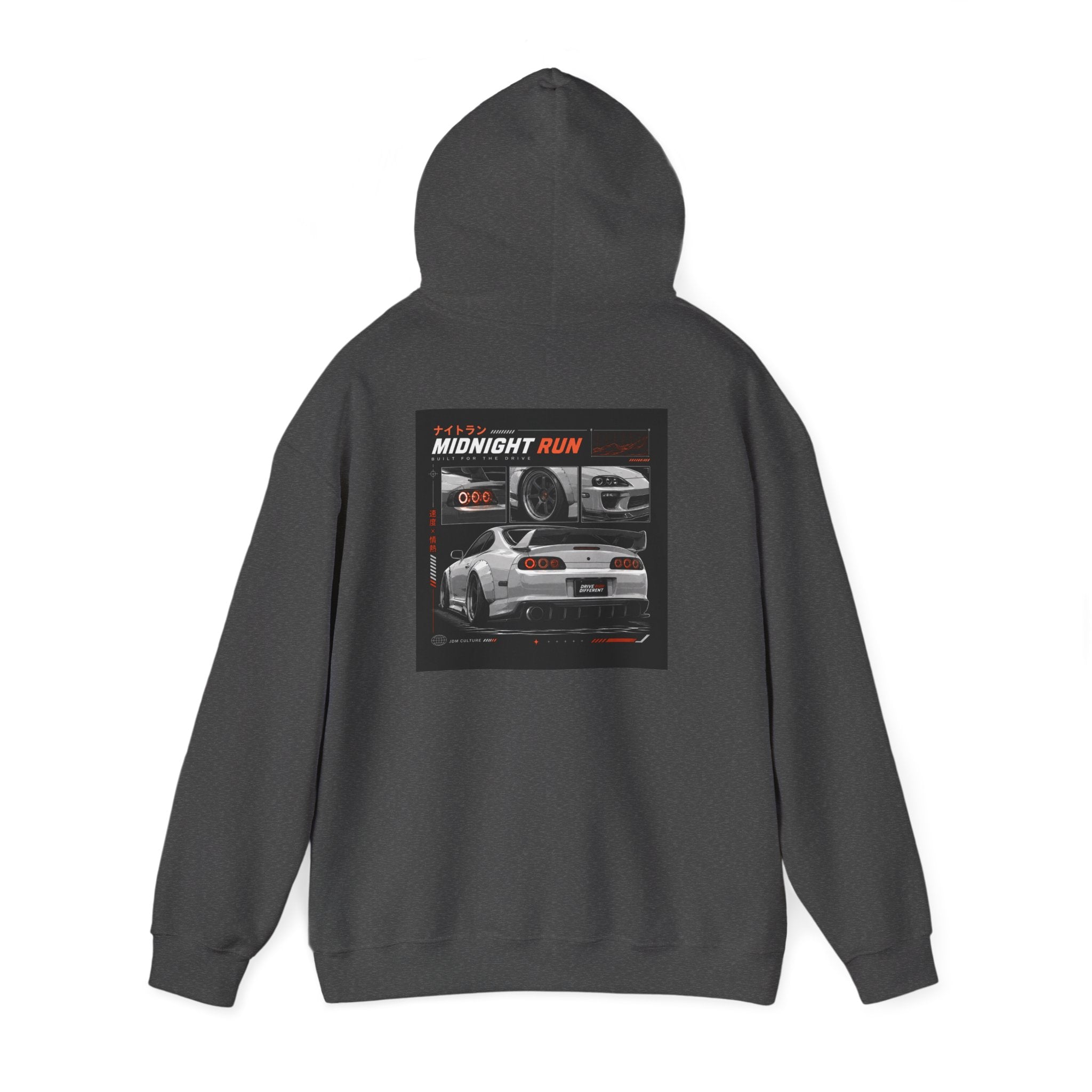 Hoodie — "Drive Different" Racing Graphic Hooded Sweatshirt