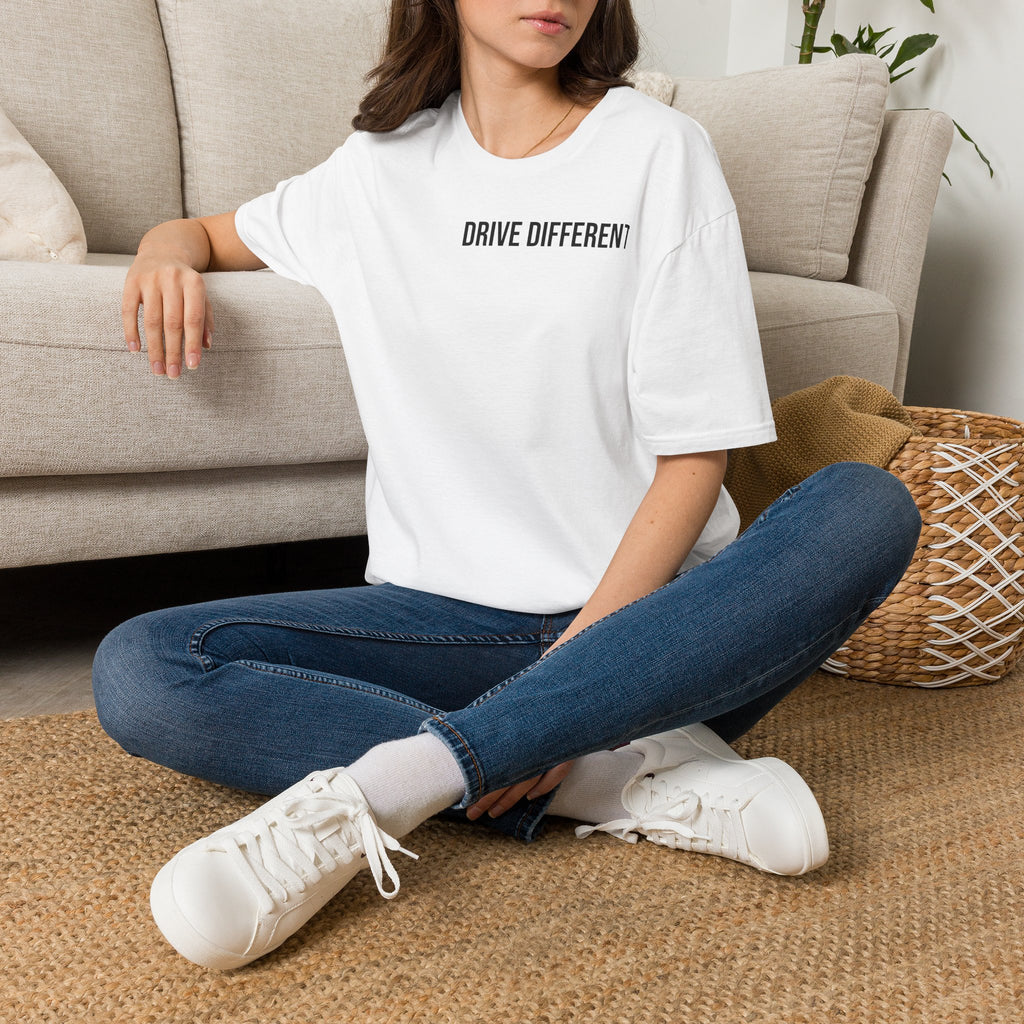 Drive Different T-Shirt — Minimalist Motivational Graphic Tee