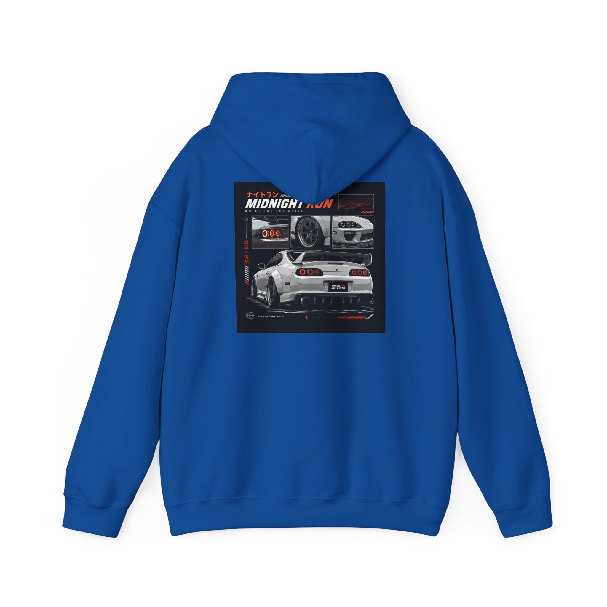 Hoodie — "Drive Different" Racing Graphic Hooded Sweatshirt