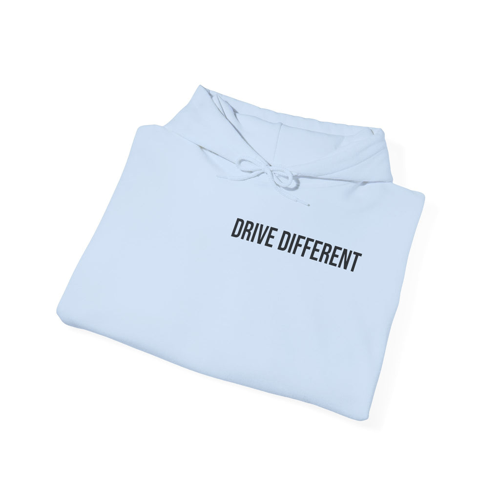 Drive Different Hoodie — 'Drift Cars' Vintage Racing Graphic Pullover