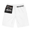 Drive Different Car Graphic Board Shorts – "Midnight Run" Racing Swim Trunks