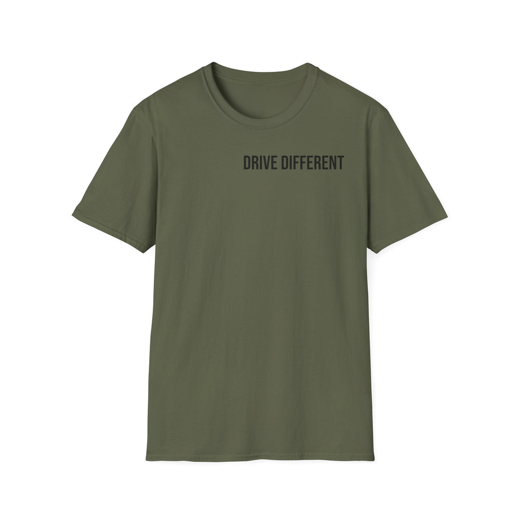 Drive Different T-Shirt — Minimalist Motivational Graphic Tee