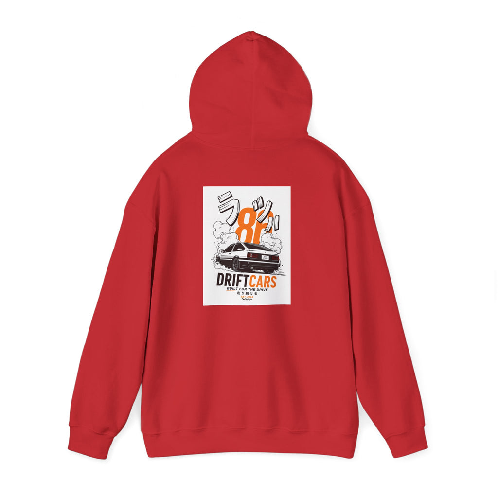 Drive Different Hoodie — 'Drift Cars' Vintage Racing Graphic Pullover
