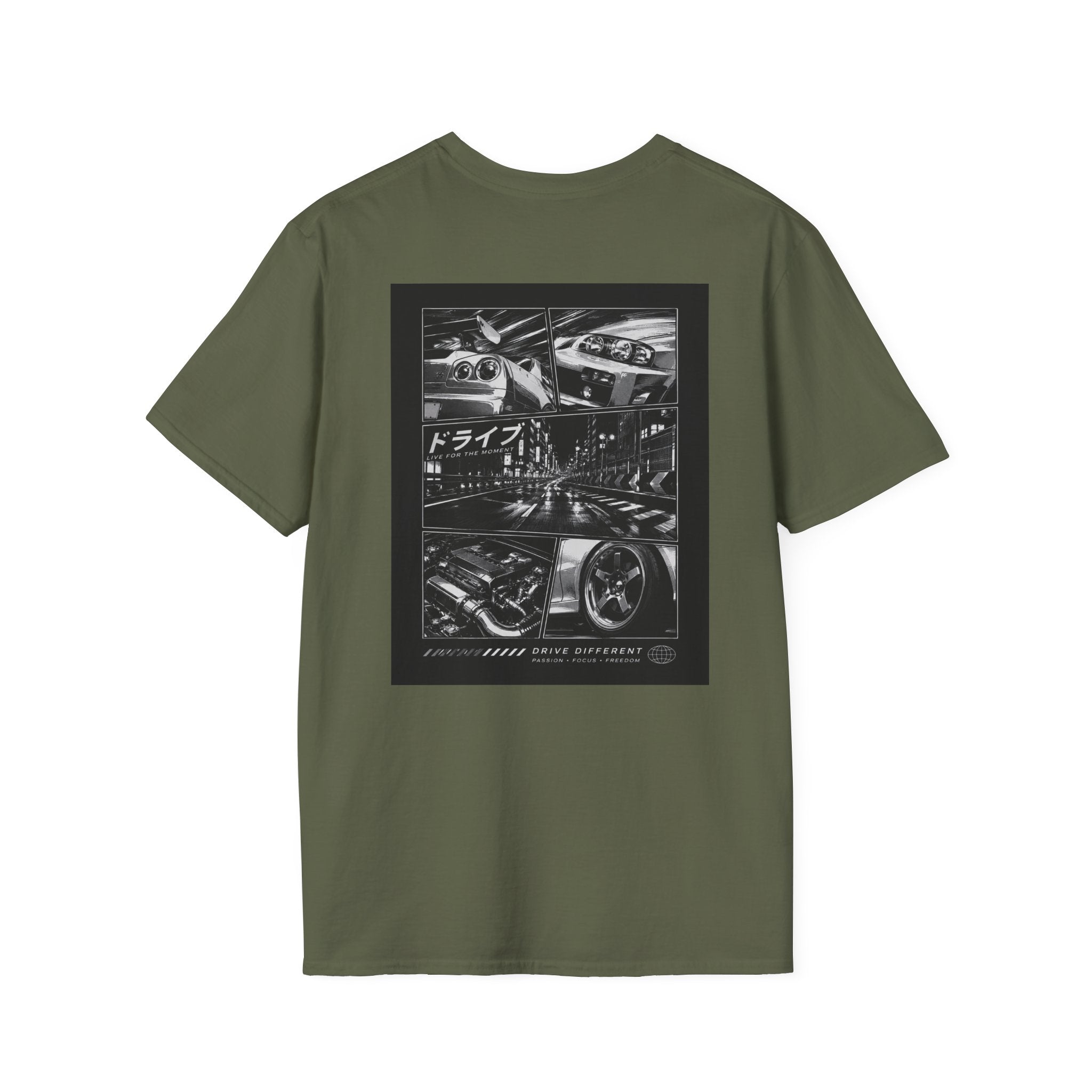 Drive Different T-Shirt — Minimalist Motivational Tee