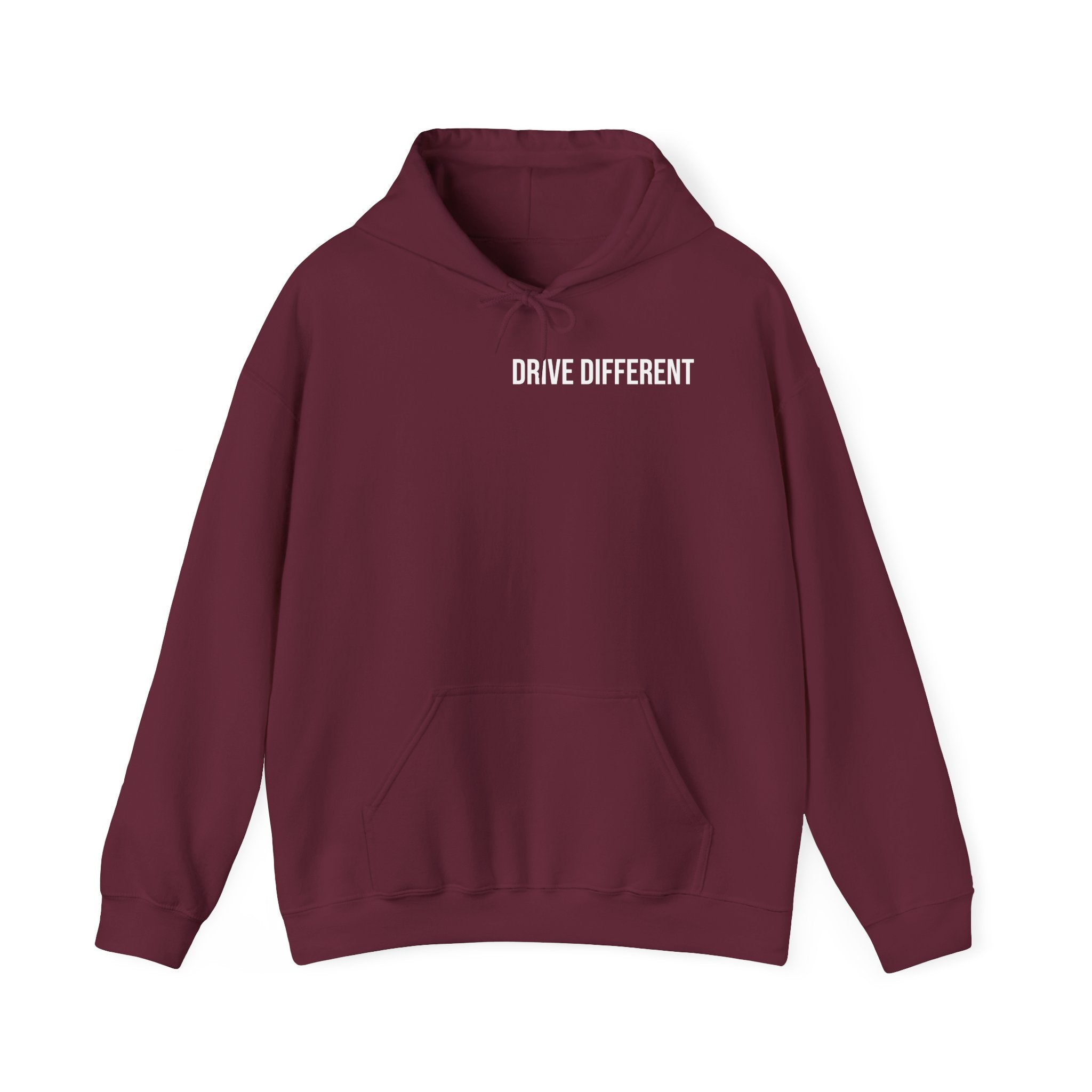 Hoodie — "Drive Different" Racing Graphic Hooded Sweatshirt