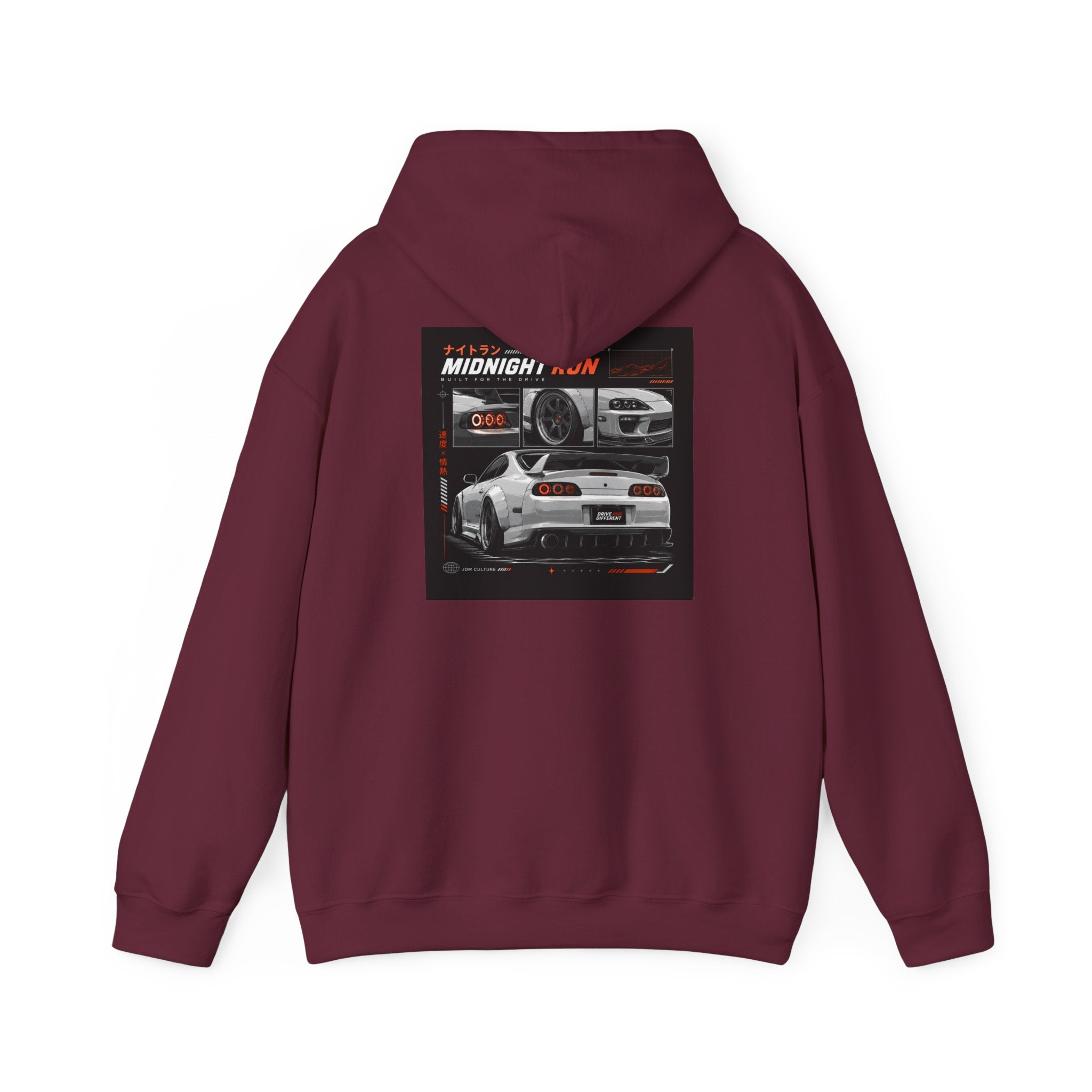Hoodie — "Drive Different" Racing Graphic Hooded Sweatshirt