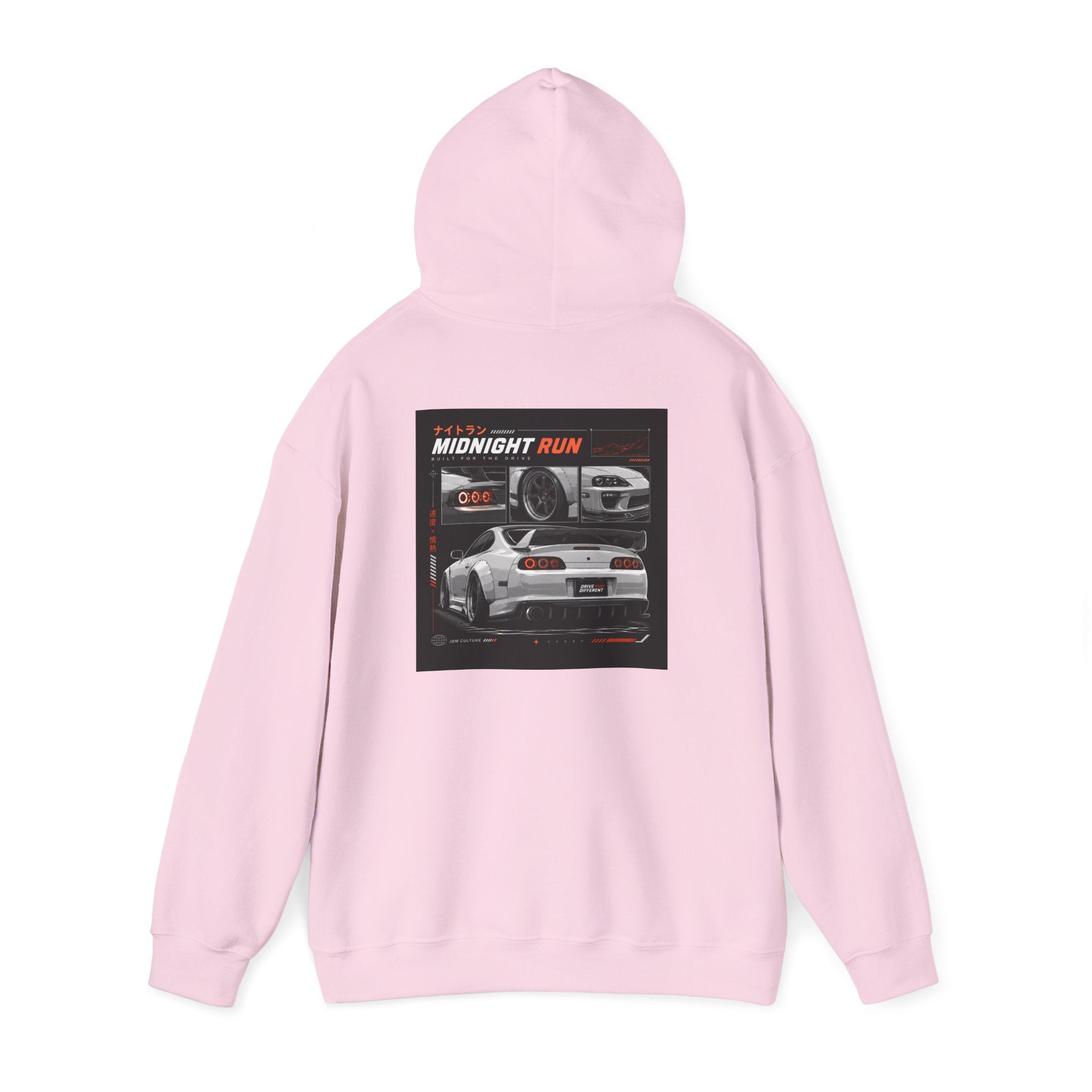 Hoodie — "Drive Different" Racing Graphic Hooded Sweatshirt