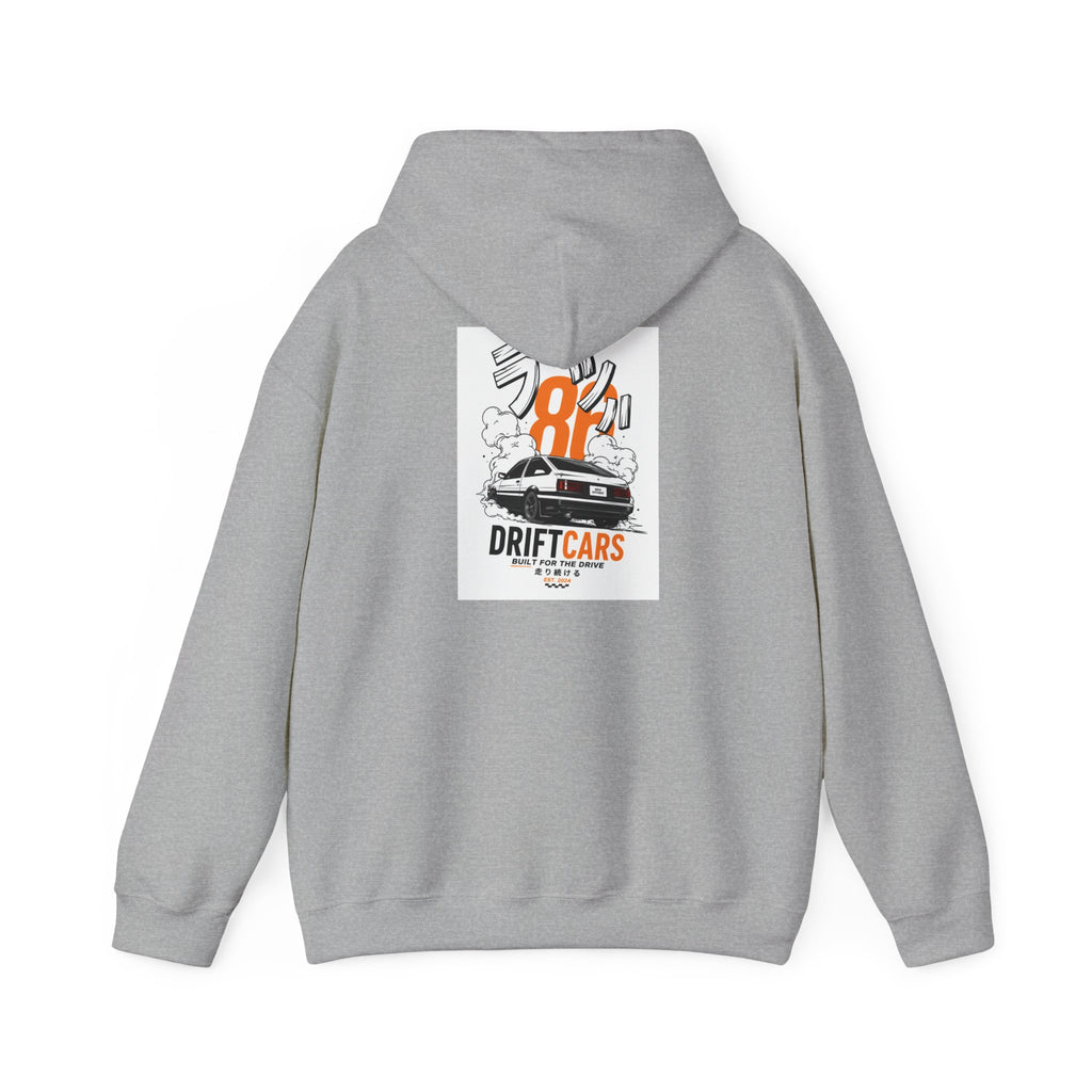 Drive Different Hoodie — 'Drift Cars' Vintage Racing Graphic Pullover
