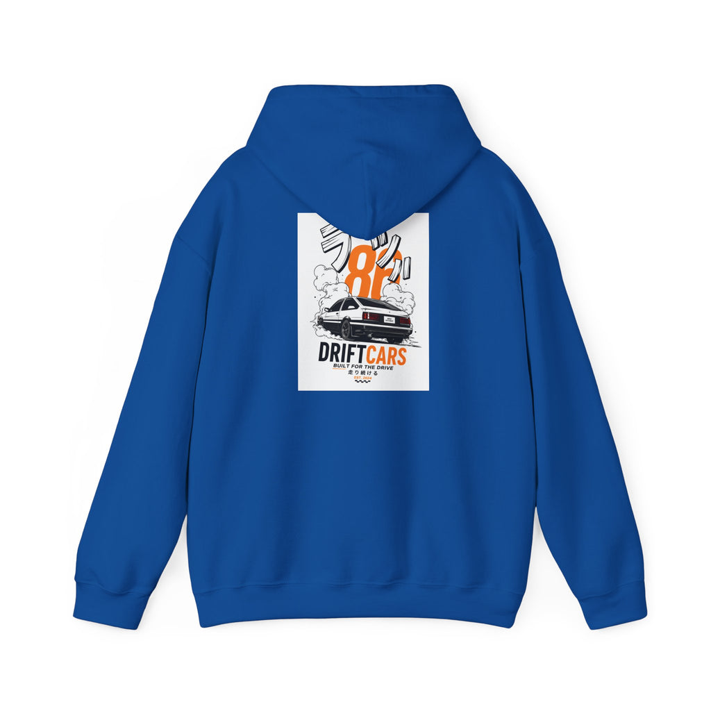 Drive Different Hoodie — 'Drift Cars' Vintage Racing Graphic Pullover